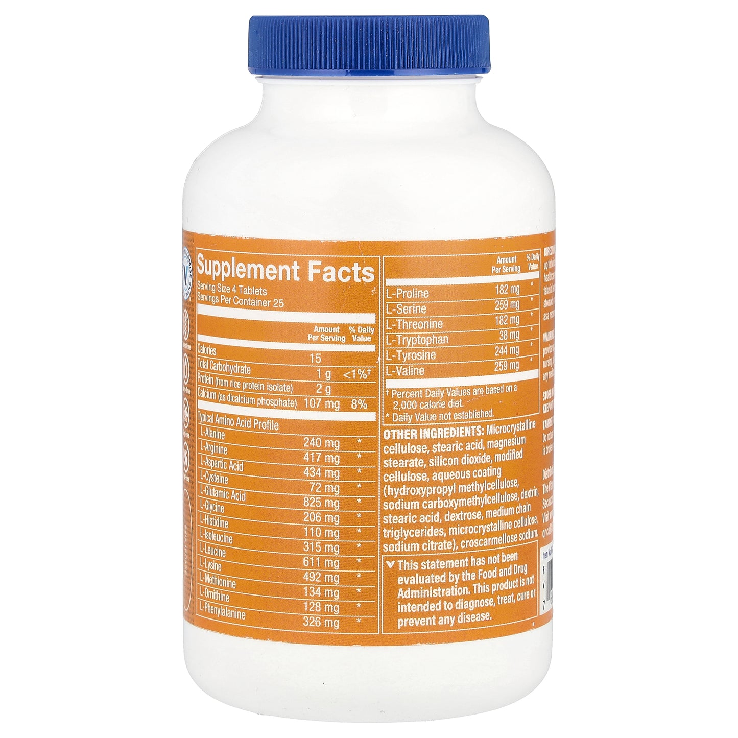 The Vitamin Shoppe, Amino Acid Complex, 100 Tablets