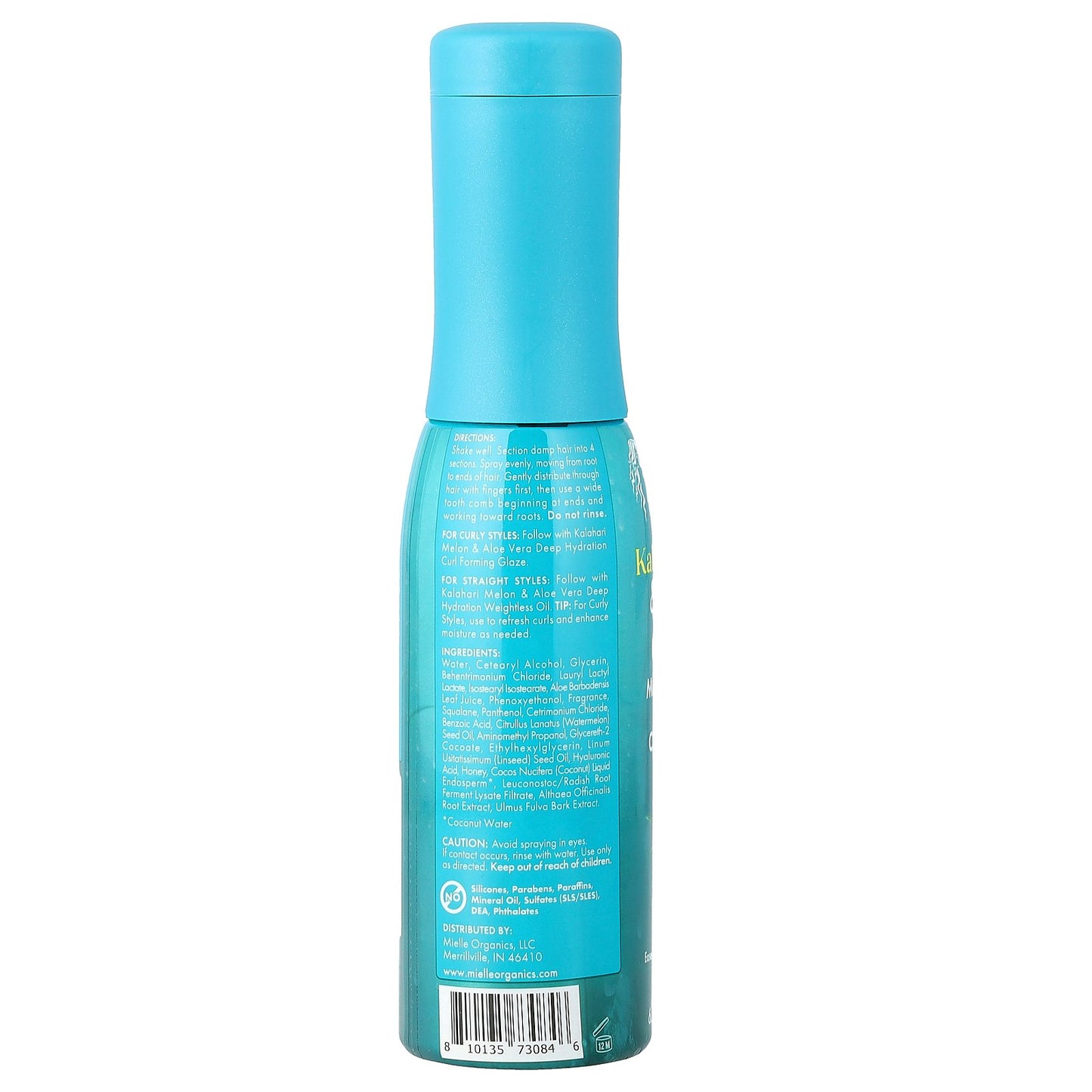 Mielle, Deep Hydration Multi-Tasking Leave-In Conditioner, For Dry, Dehydrated Hair, Kalahari Melon & Aloe Vera, 6.7 fl oz (198 ml)