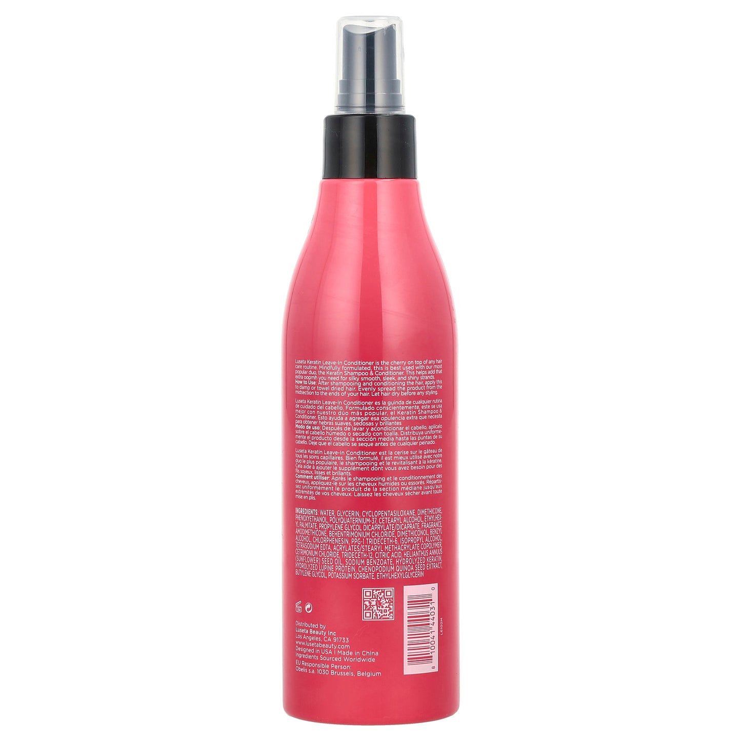 Luseta Beauty, Keratin, Leave-In Conditioner, For Fine & Dry Hair, 8.5 fl oz (251 ml)