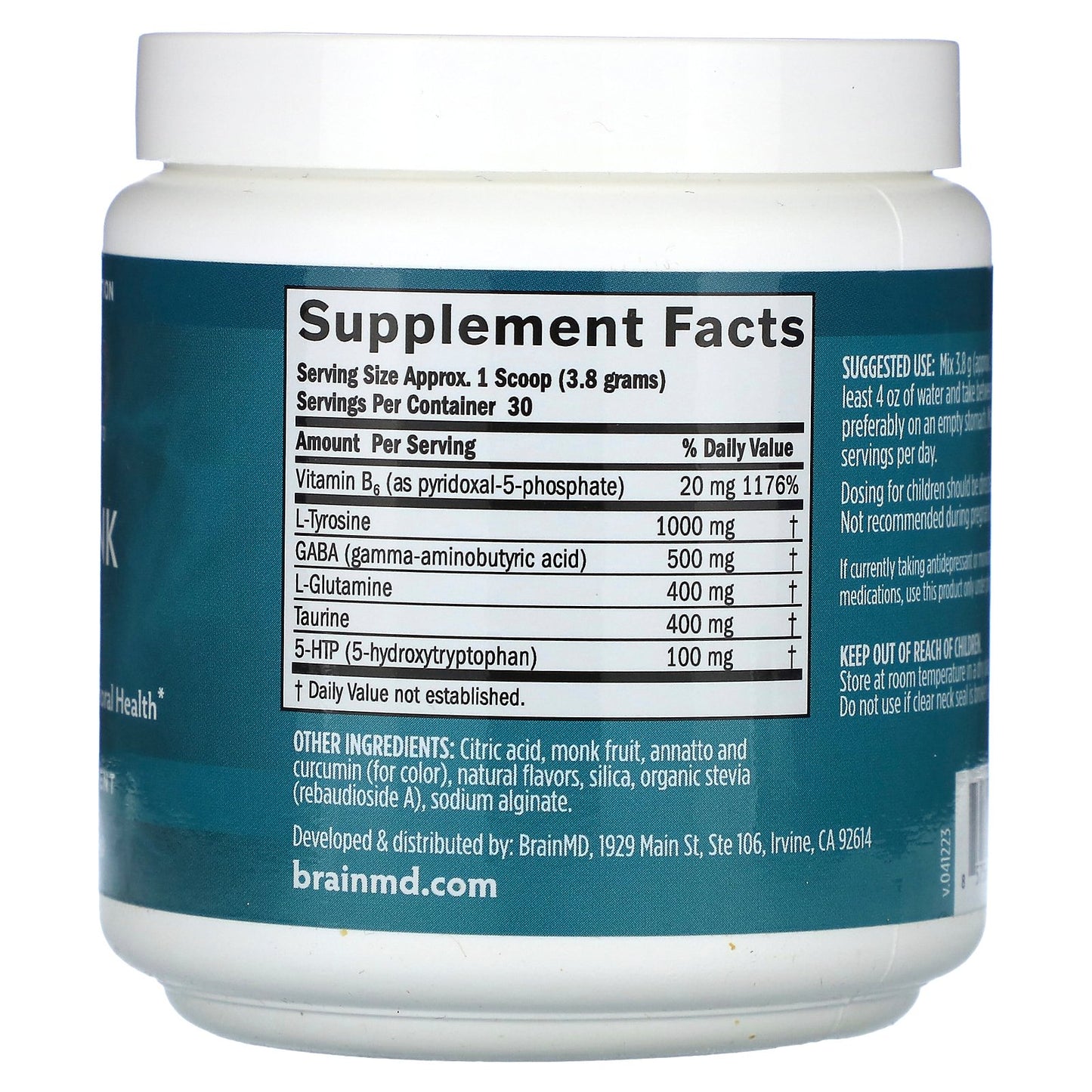 BrainMD, Neurolink Powder, 0.25 lb (114 g)