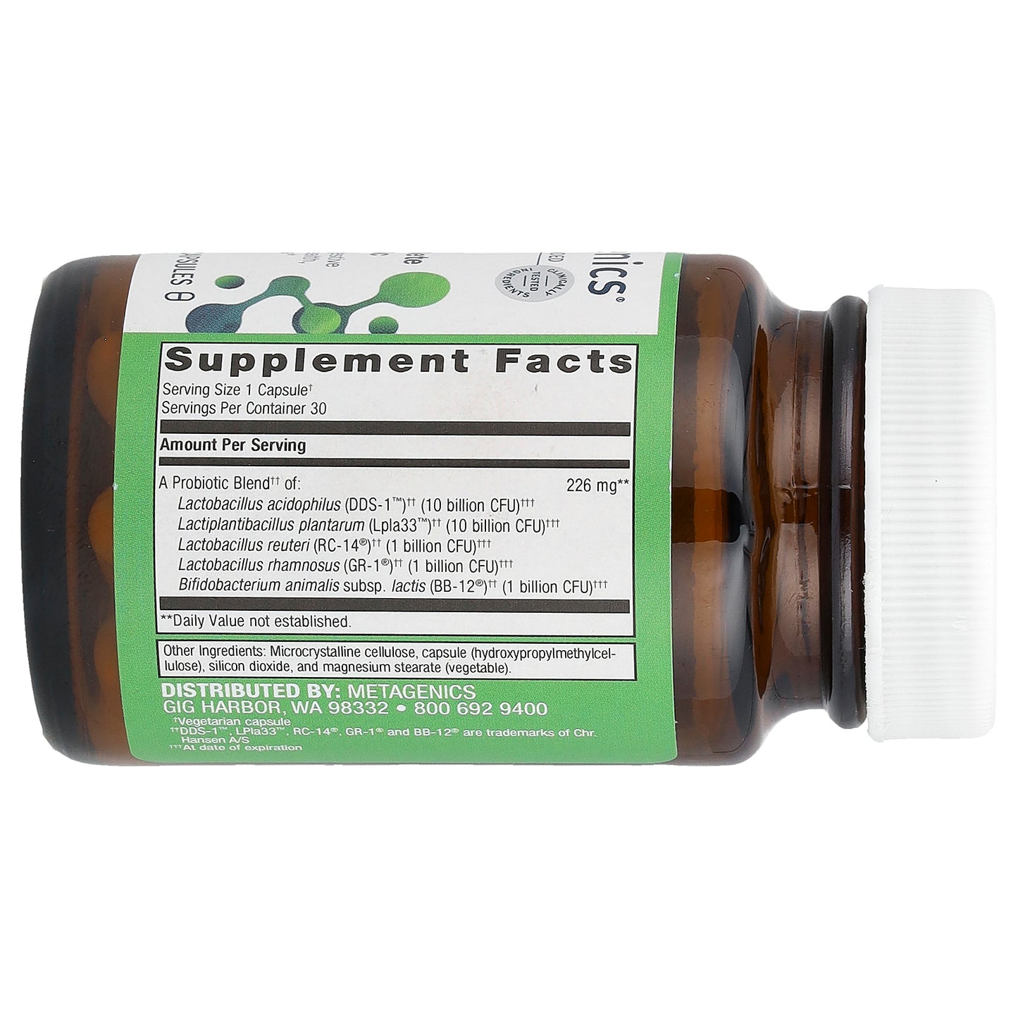 Metagenics, UltraFlora® Complete Women's Probiotic, Women's Health, 30 Capsules