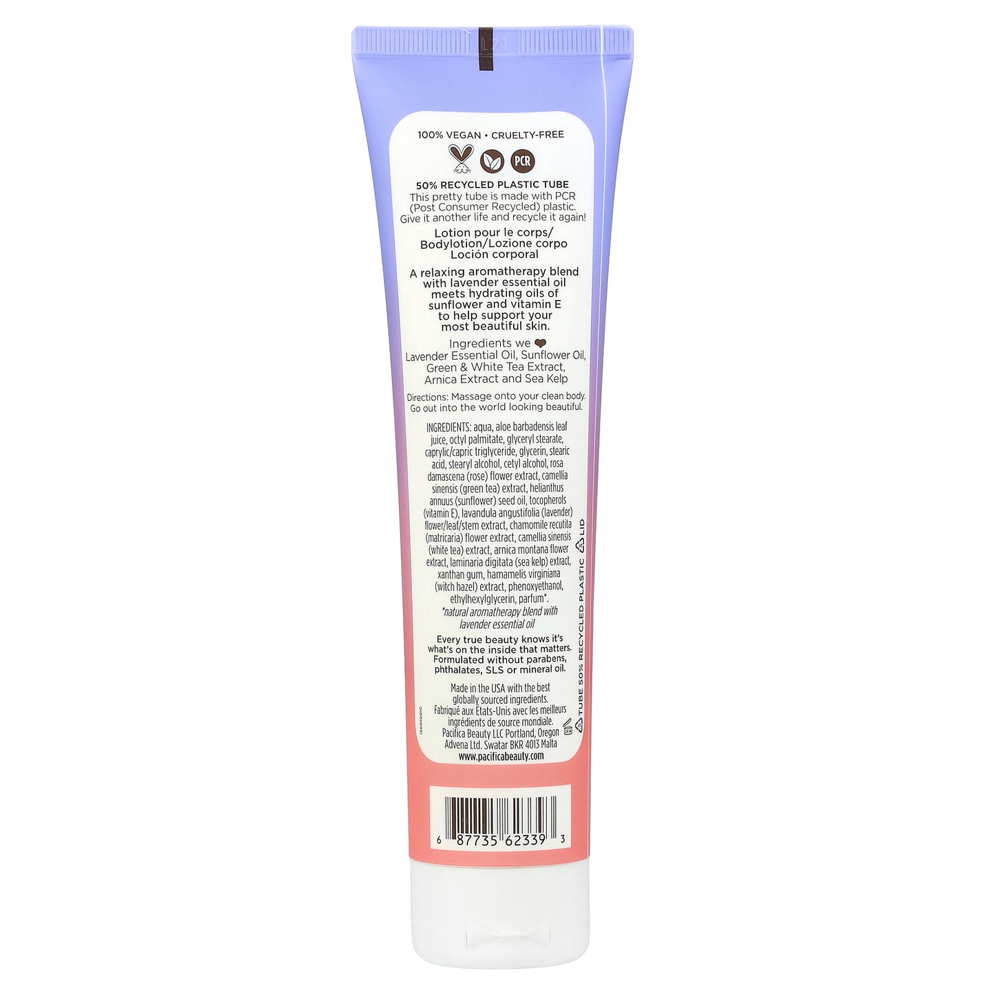 Pacifica, Lavender Moon, Body Lotion, Lavender Rose & Chamomile, 5 fl oz (147 ml)