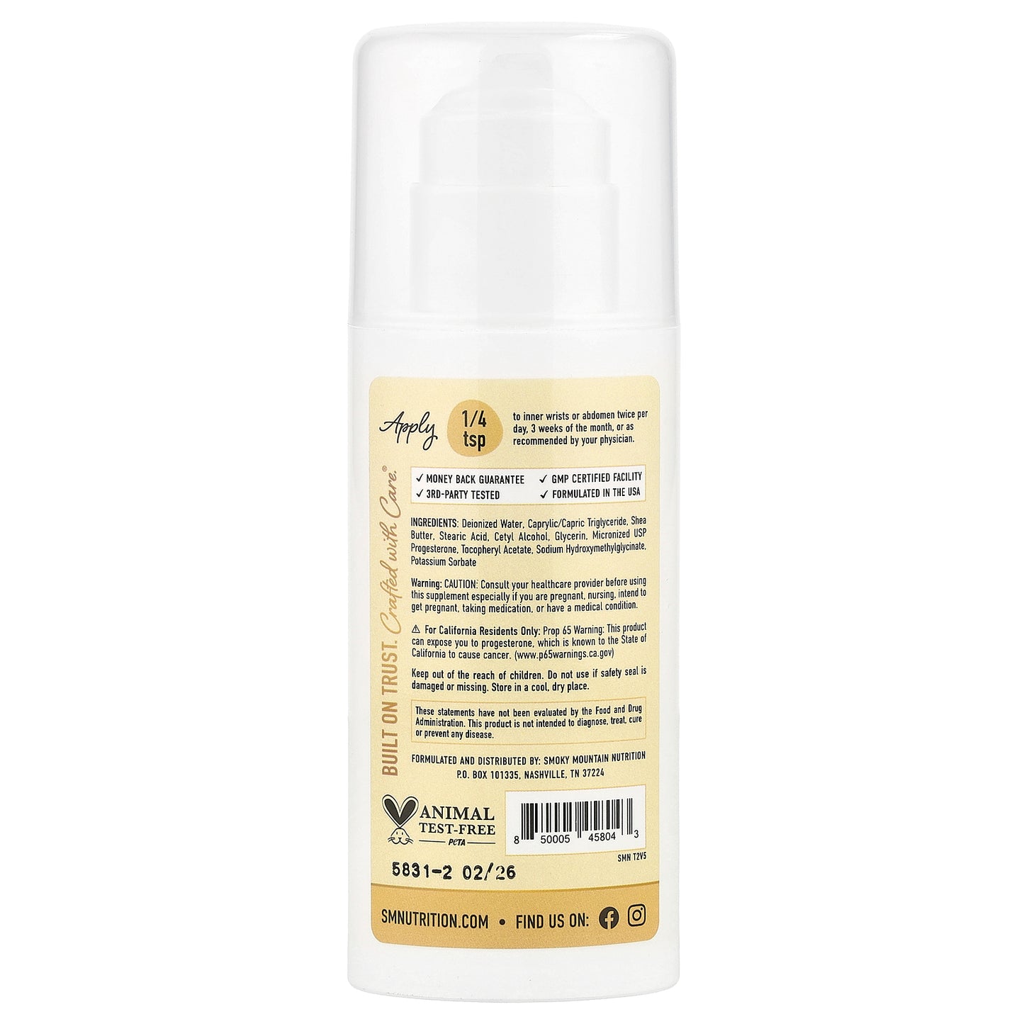 SMNutrition, Progesto-Life®, Advanced Formula, 4 oz