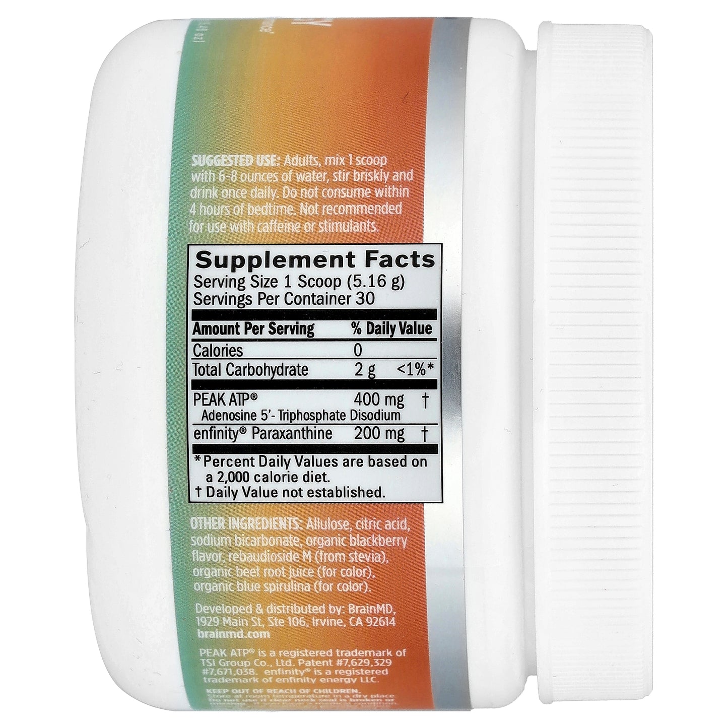 BrainMD, Peak Energy, Blackberry, 5.46 oz (154.9 g)