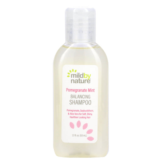 Mild By Nature, Pomegranate Mint Balancing Shampoo, Travel Size, 2.1 fl oz (63 ml)