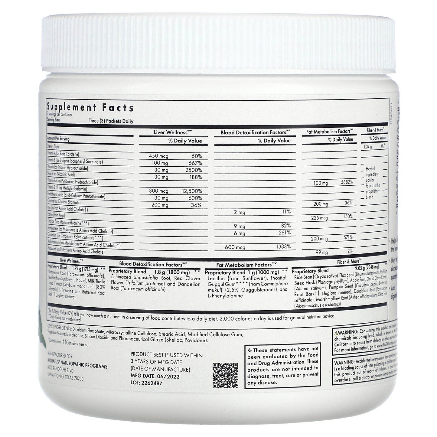 Michael's Health, 1 Week Flush, 84 Vegetarian Tablets