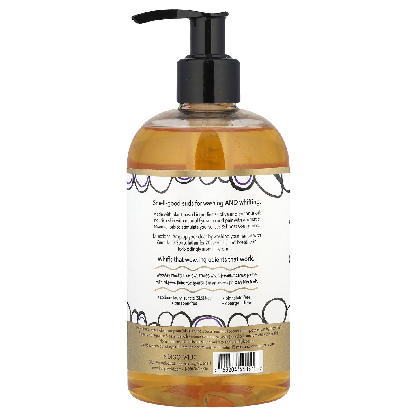 ZUM, Hand Soap, Frankincense & Myrrh, 12 fl oz (354 ml)