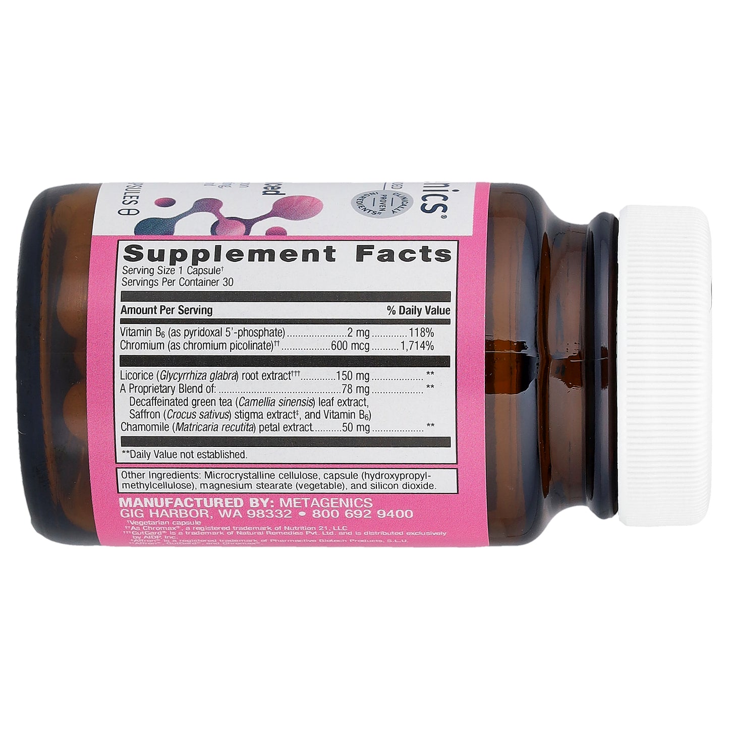 Metagenics, HerWellness™ Naturally Balanced, 30 Capsules