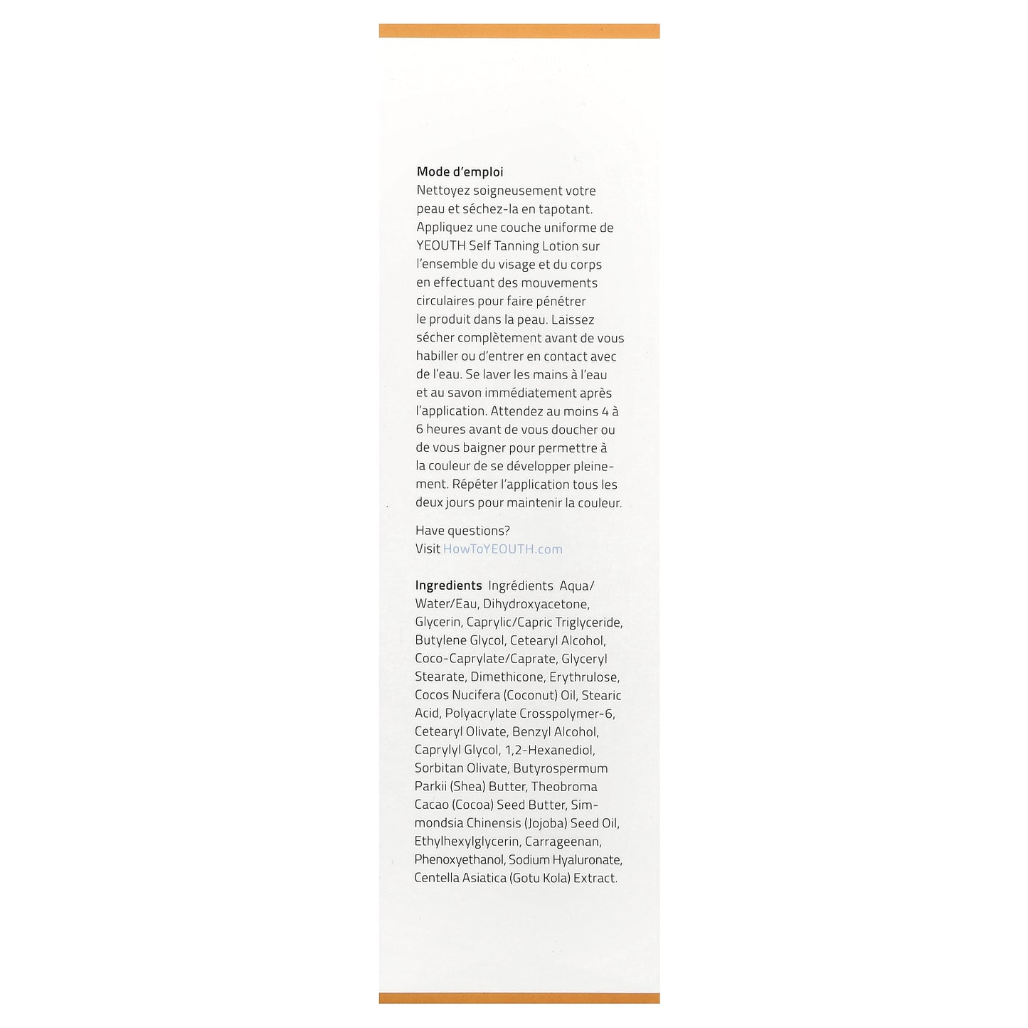 YEOUTH, Self Tanning Lotion, For Face & Body, Medium, 7.5 fl oz (222 ml)