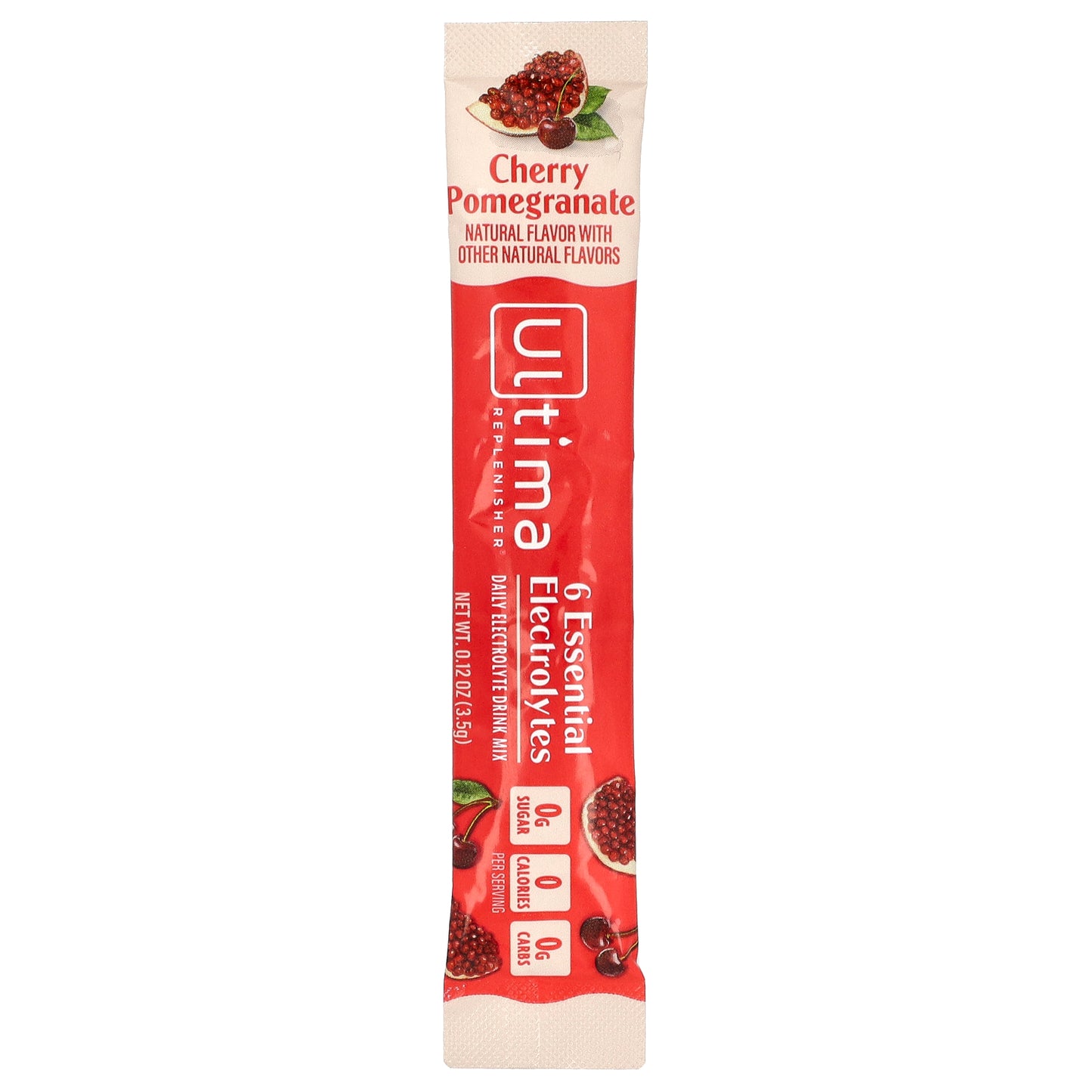 Ultima Replenisher, 6 Essential Electrolytes, Daily Electrolyte Drink Mix, Cherry Pomegranate, 10 Stickpacks, 0.12 oz (3.5 g) Each