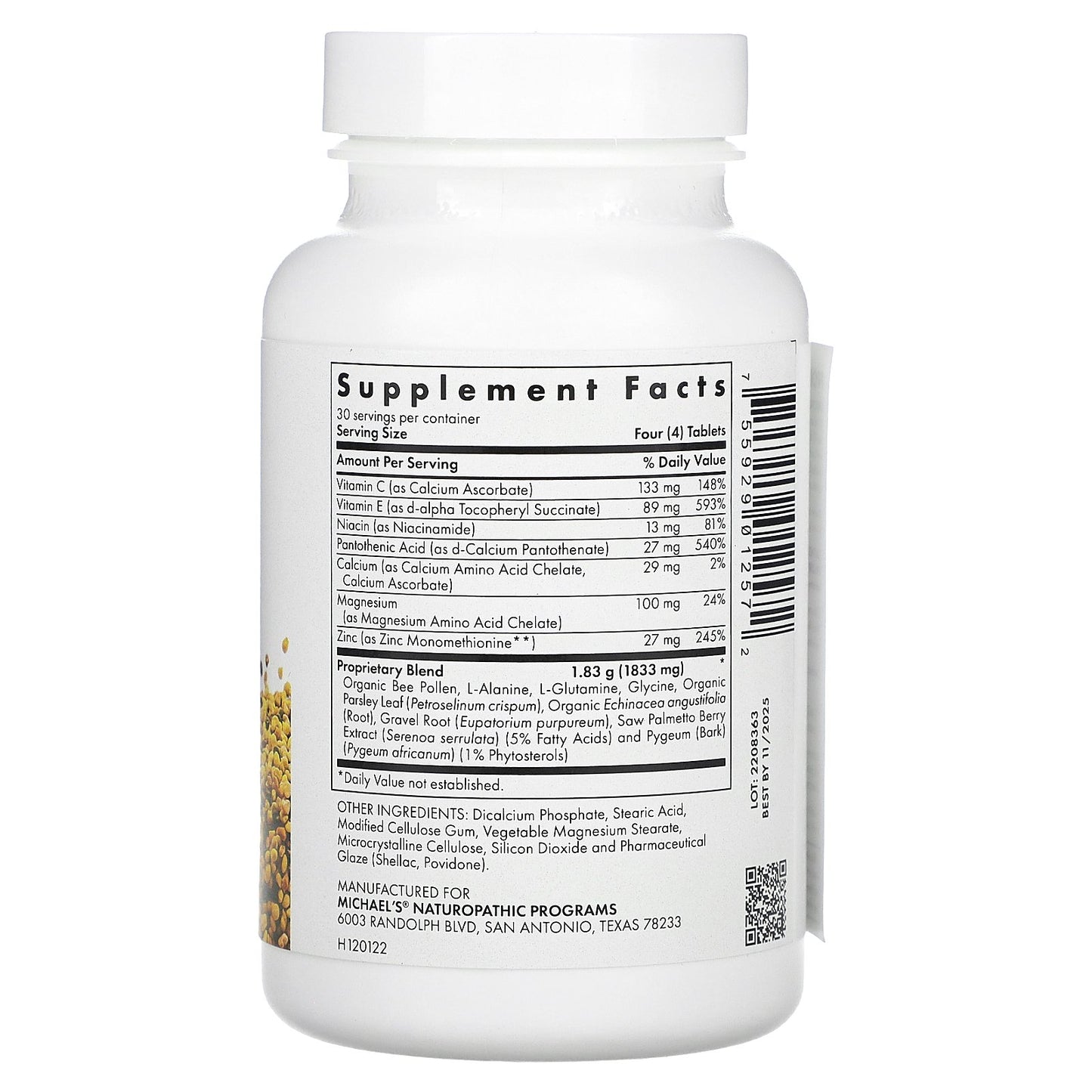 Michael's Health, Prostate Factors, 120 Vegetarian Tablets