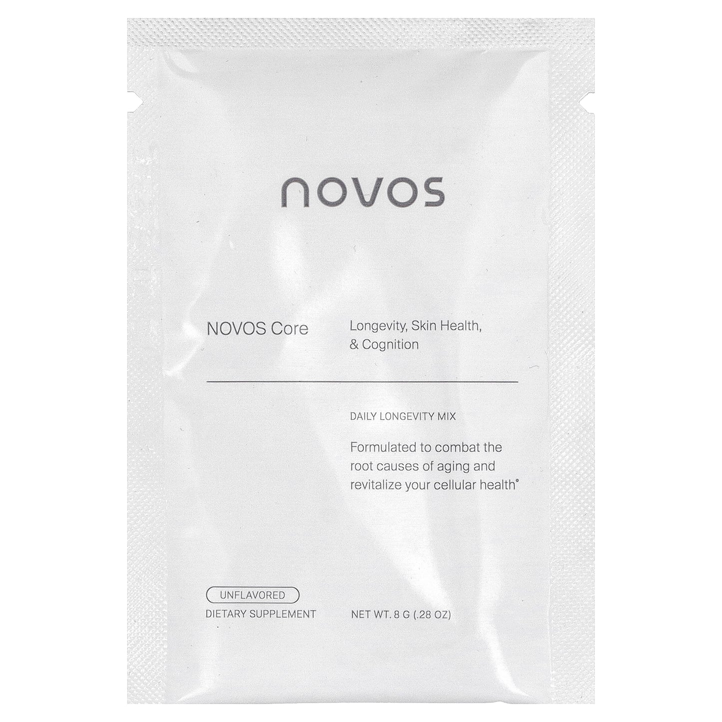 NOVOS, Novos Core, Unflavored, 30 Packets, 0.28 oz (8 g) Each