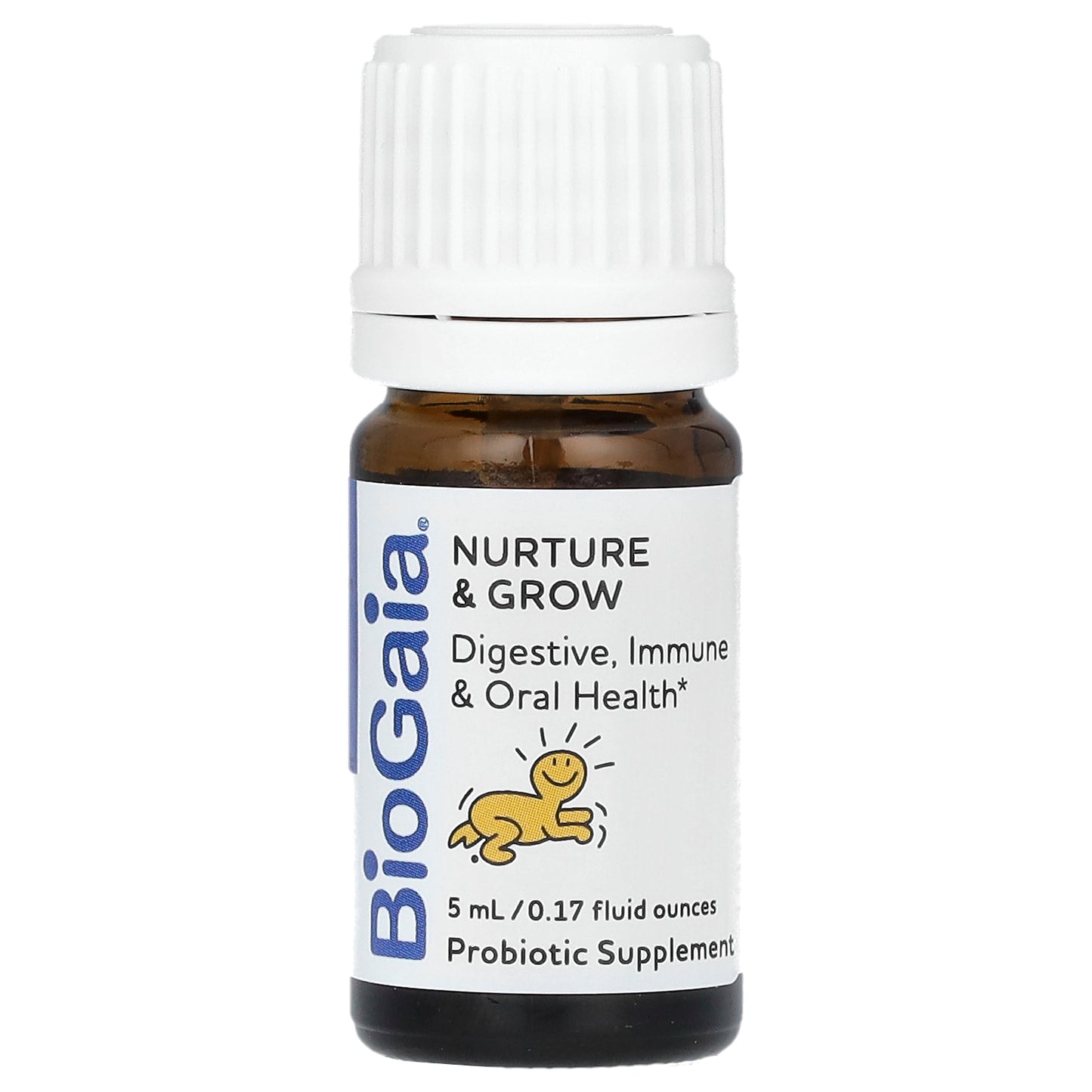 BioGaia, Nurture & Grow Drops, 1+ Years, 200 Million CFU, 0.17 fl oz (5 ml)