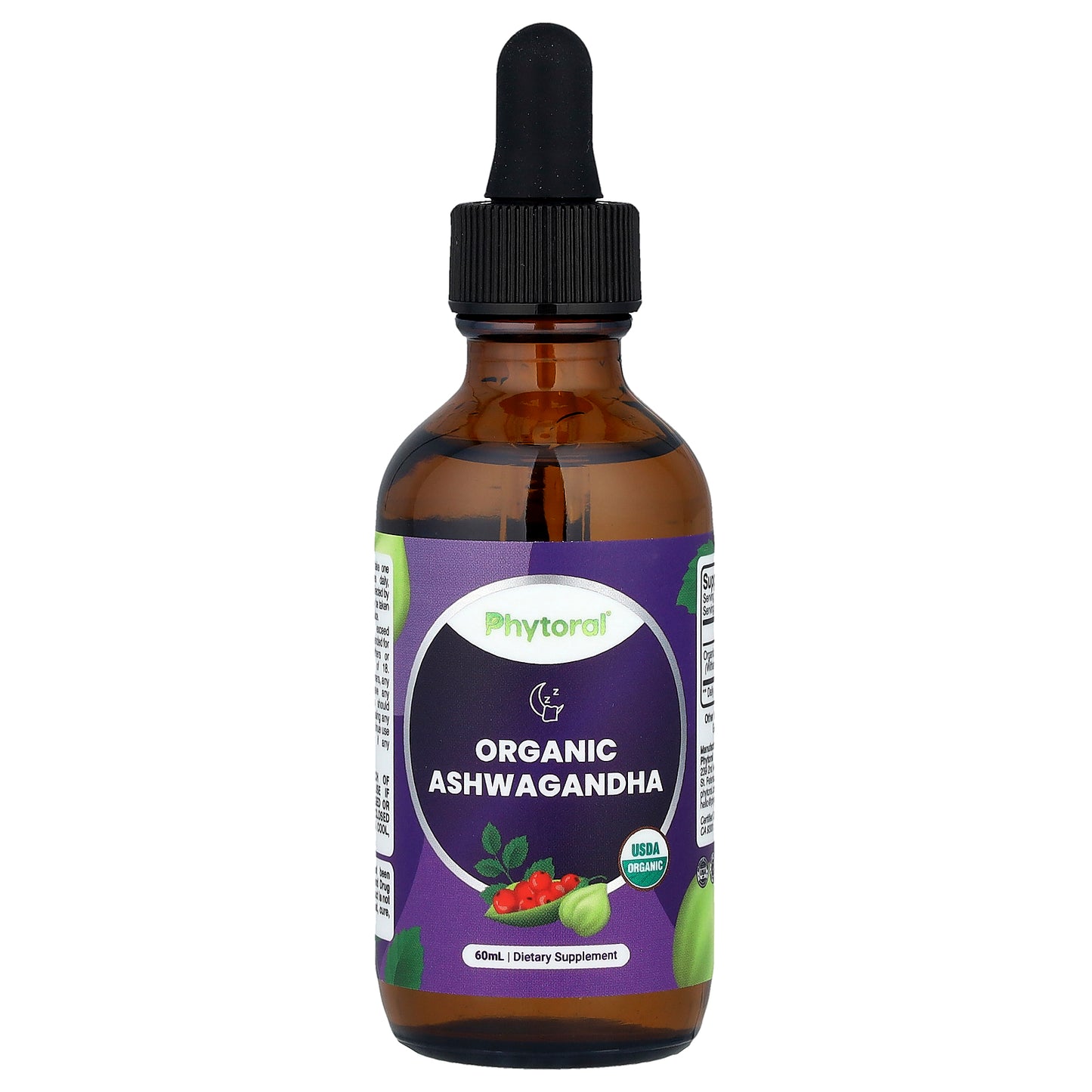Phytoral, Organic Ashwagandha, 60 ml