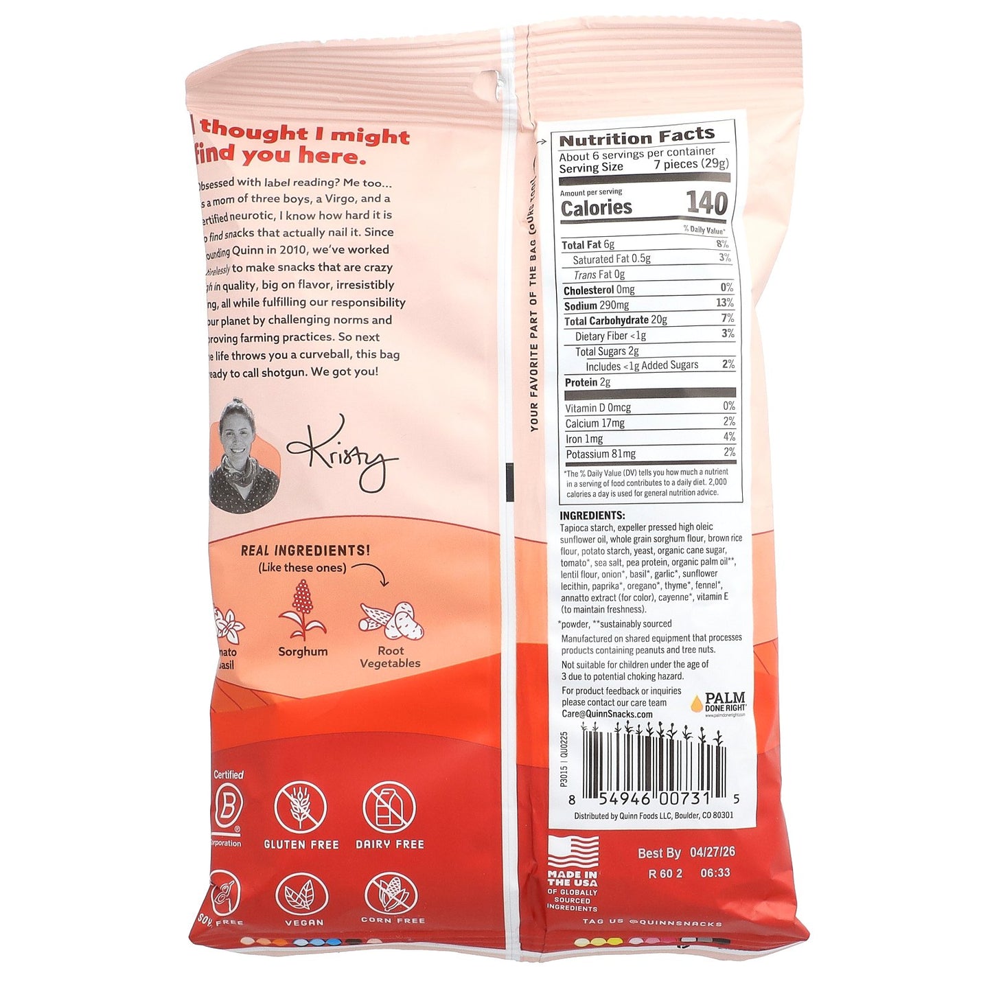 Quinn Snacks, Filled Pretzel Nuggets, Pizzeria Cheezy , 5.8 oz (164 g)