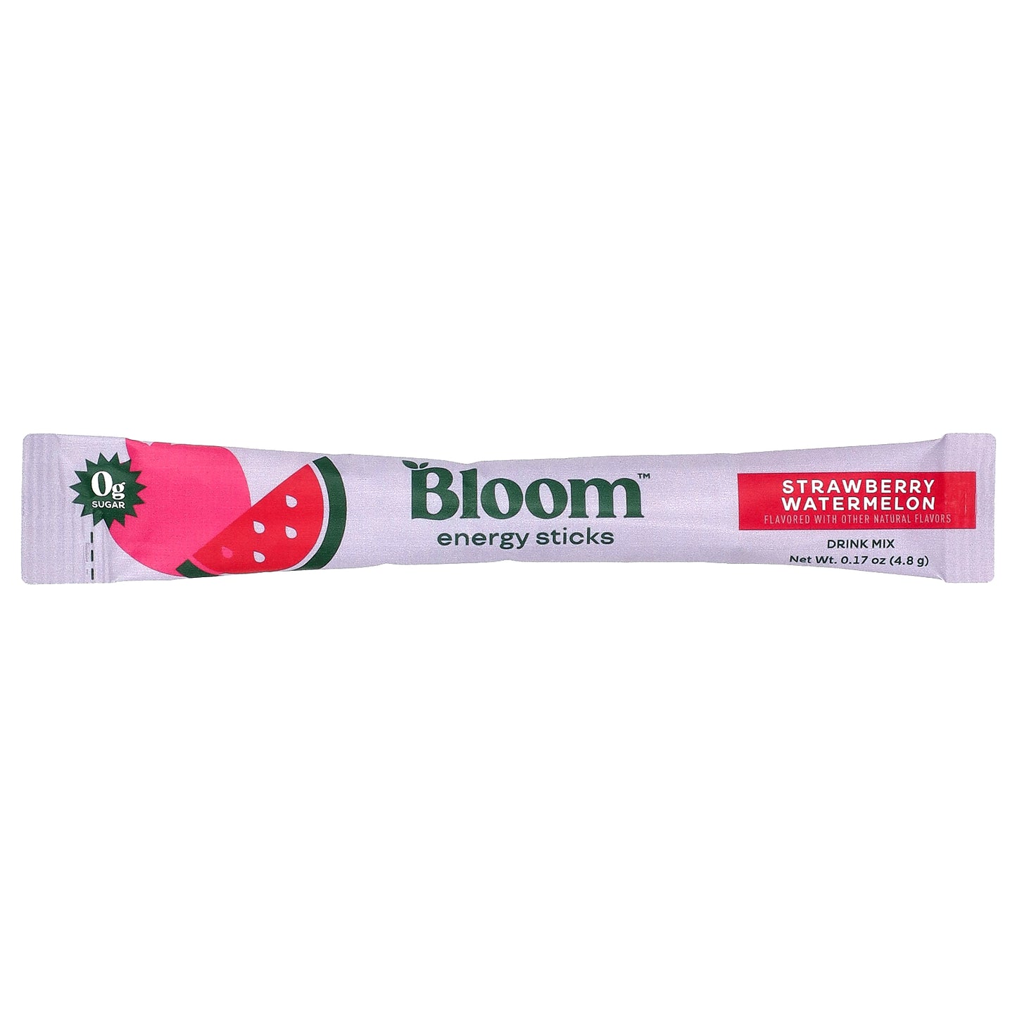Bloom, Energy Sticks, Strawberry Watermelon, 10 Stick Packs, 0.17 oz (4.8 g) Each