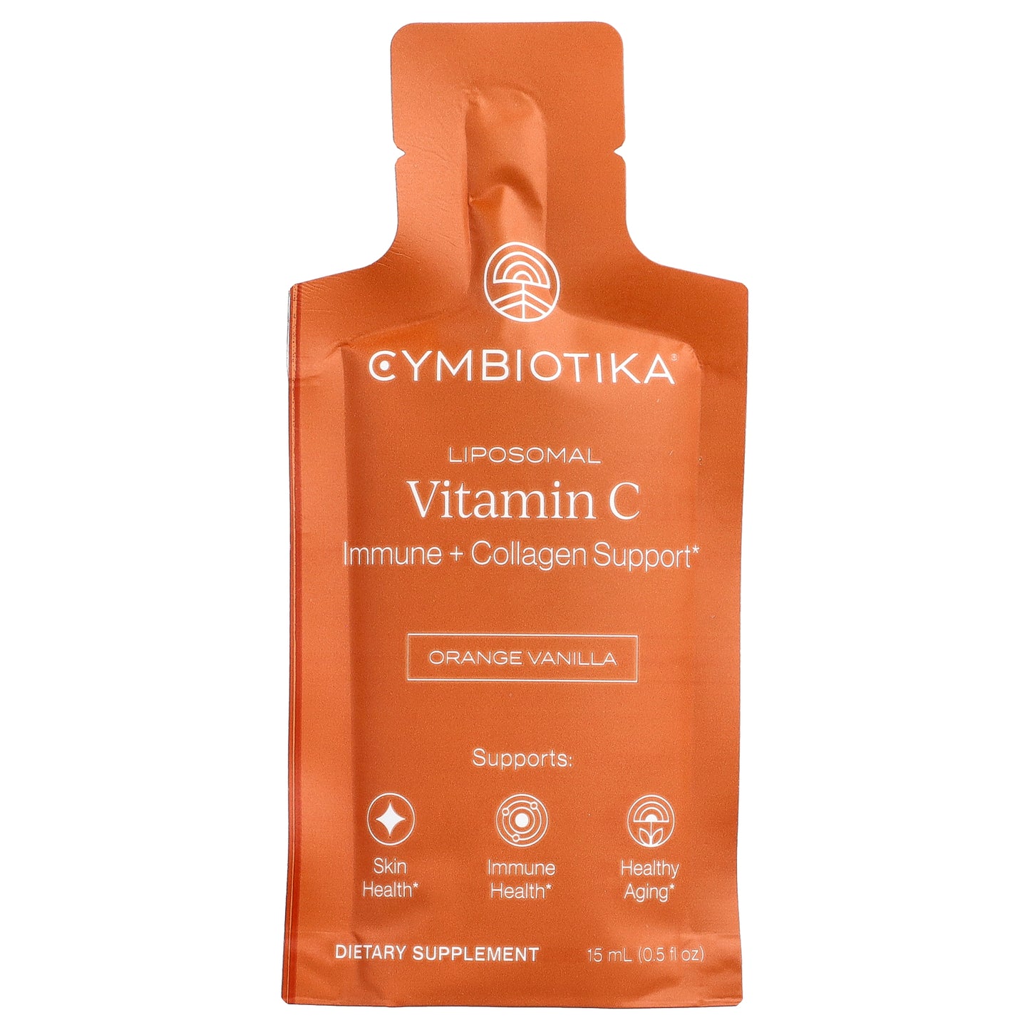 Cymbiotika, Liposomal Vitamin C, Orange Vanilla, 28 Packets, 0.5 fl oz (15 ml) Each