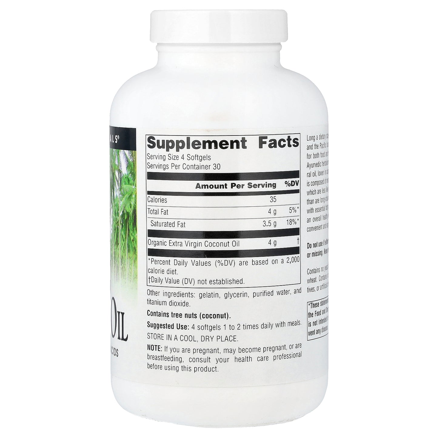 Source Naturals, Extra Virgin Coconut Oil, 120 Softgels