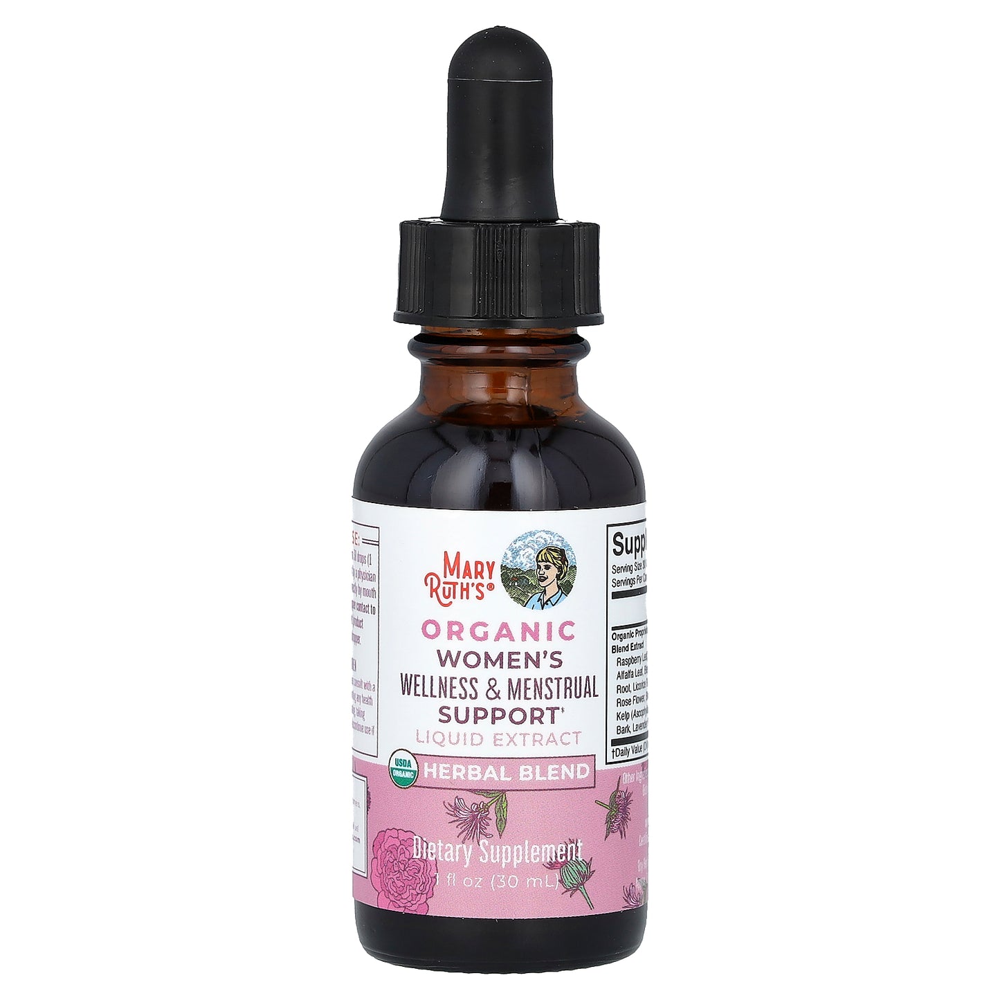 MaryRuth's, Organic Women's Wellness & Menstrual Support Liquid Extract, Alcohol Free , 1 fl oz (30 ml)