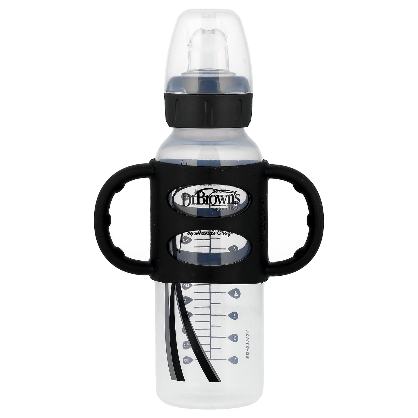Dr. Brown's, Sippy Spout Bottle, 6 Months +, Black , 8 oz (250 ml)
