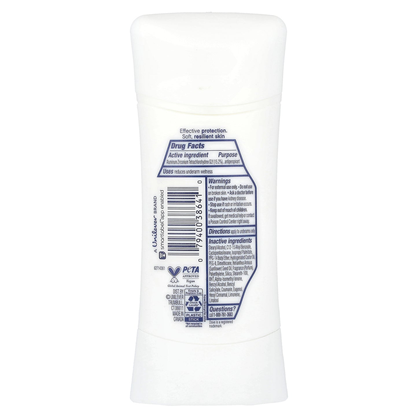 Dove, Advanced Care, Antiperspirant Deodorant, Caring Coconut, 2.6 oz (74 g)