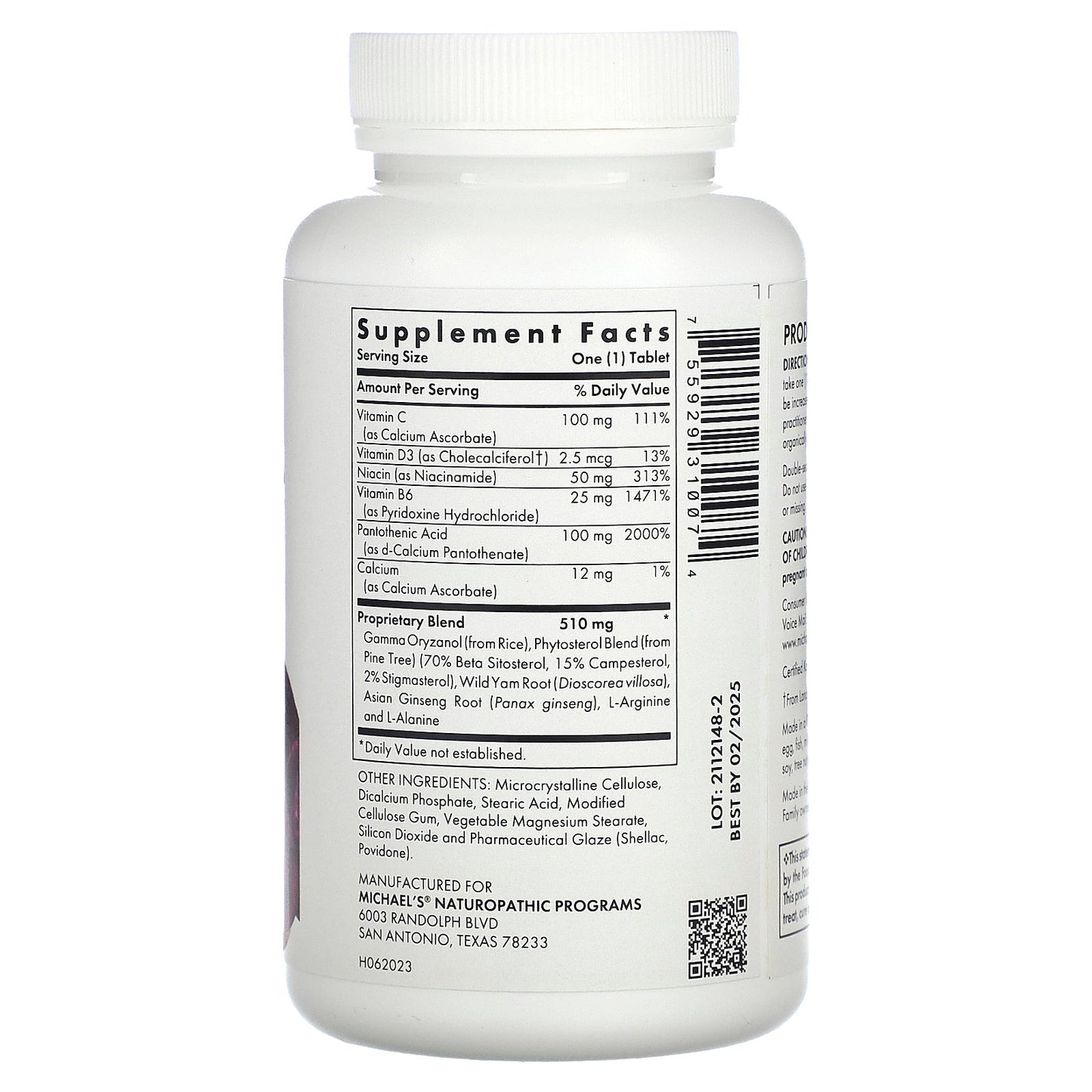 Michael's Health, Testosterone Factors, 120 Vegetarian Tablets