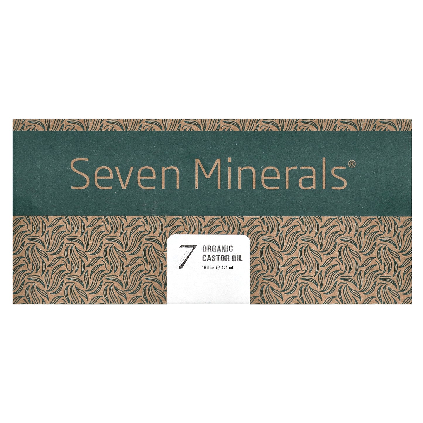 Seven Minerals, Organic Castor Oil, 16 fl oz (473 ml)