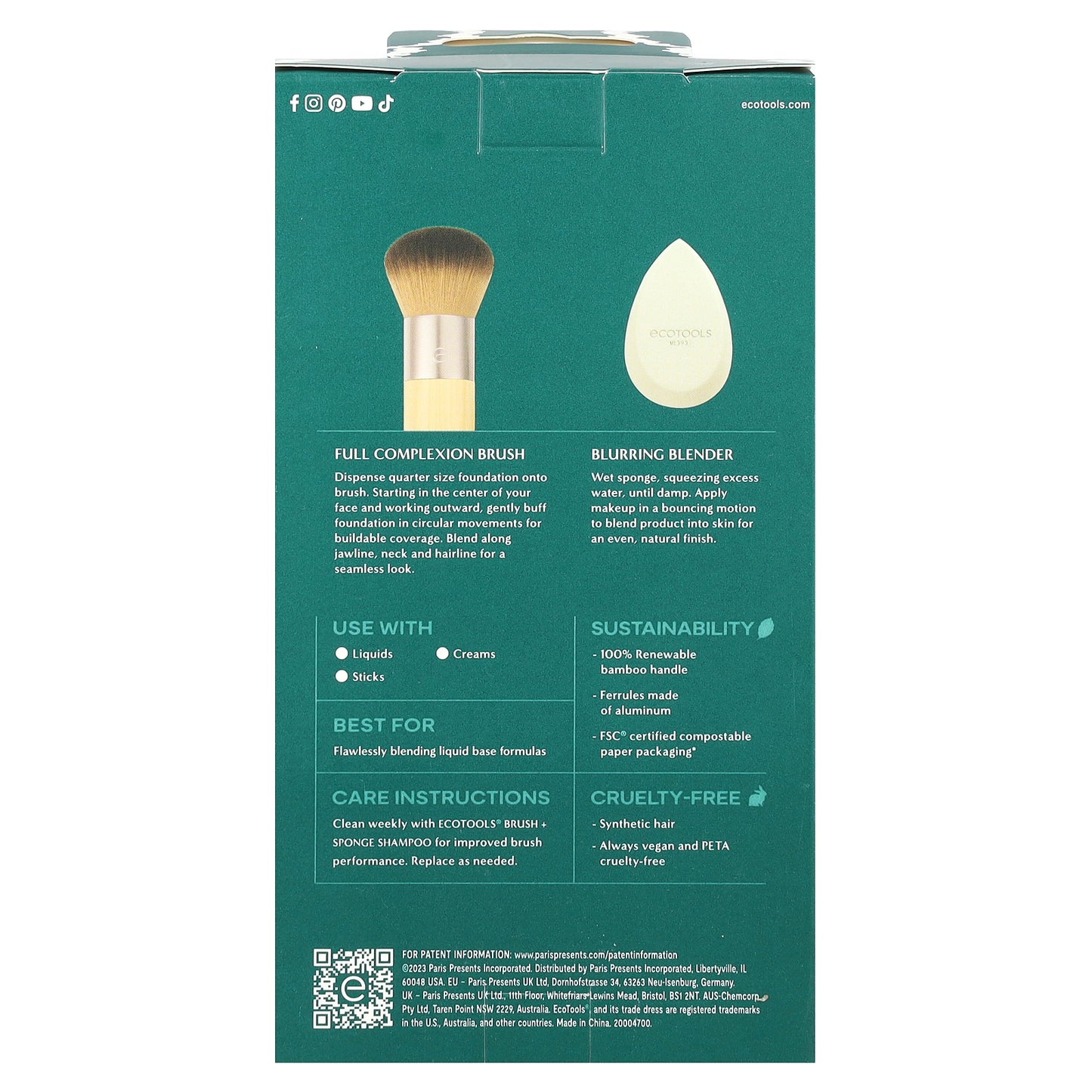 EcoTools, Blend + Blur Duo, 2 Piece Set