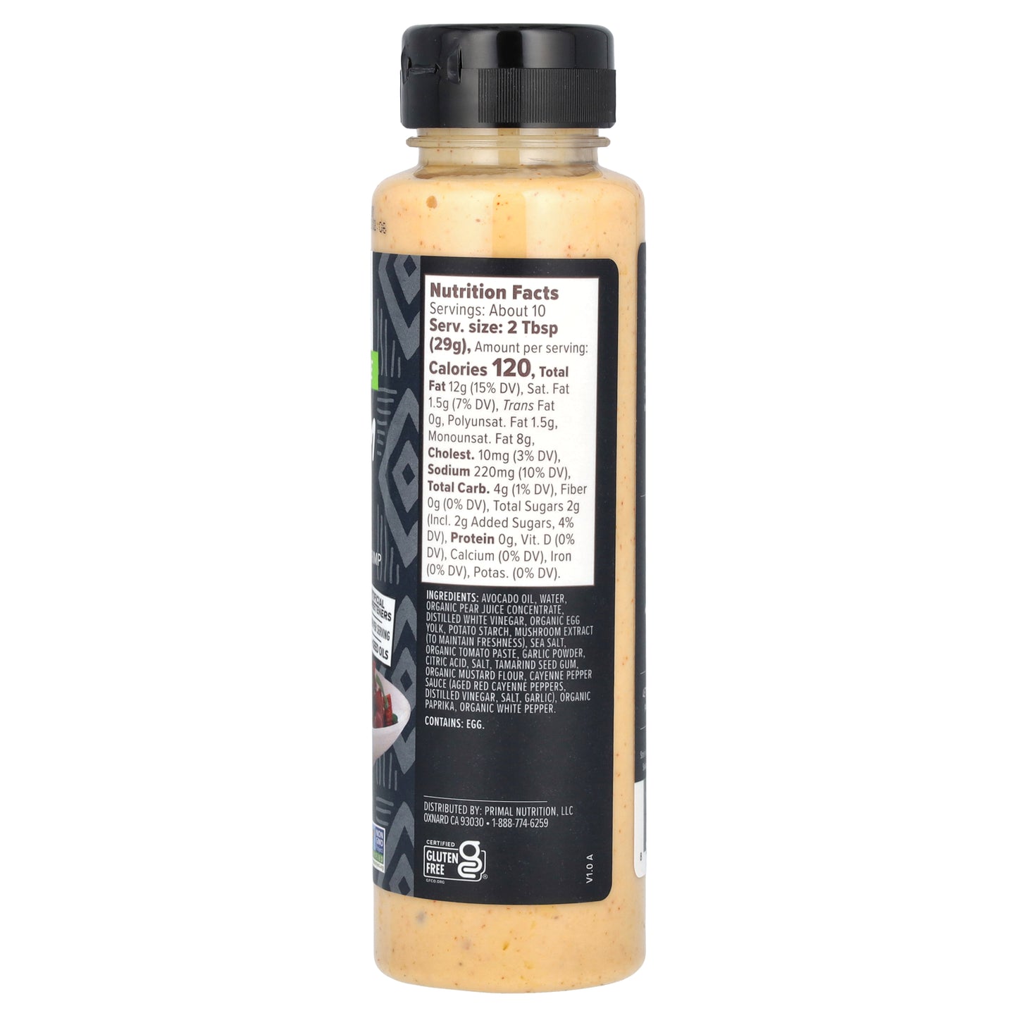 Primal Kitchen, Dipping Sauce Made with Avocado Oil, Yum Yum Sauce, 10 oz (283 g)