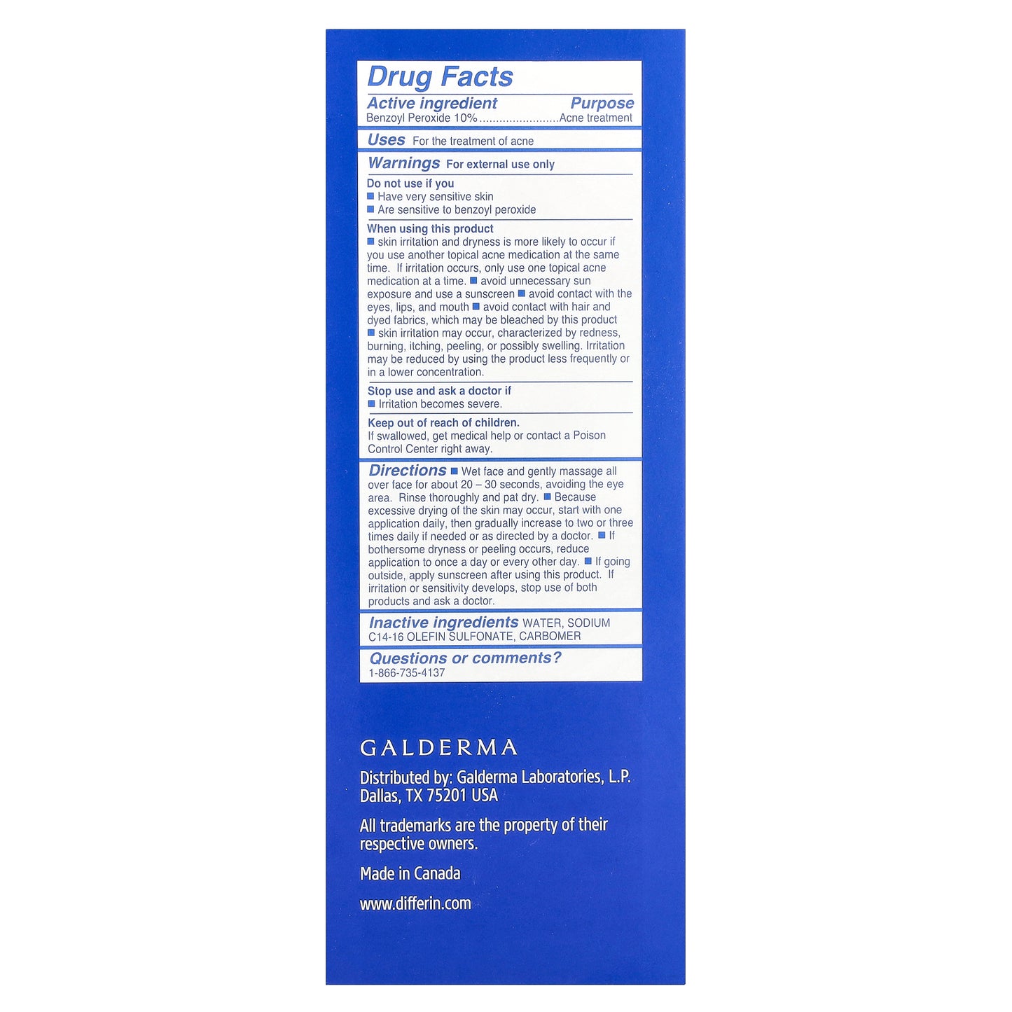 Cetaphil, Differin®, Maximum Strength Acne Foaming Cleanser, 5 fl oz (148 ml)