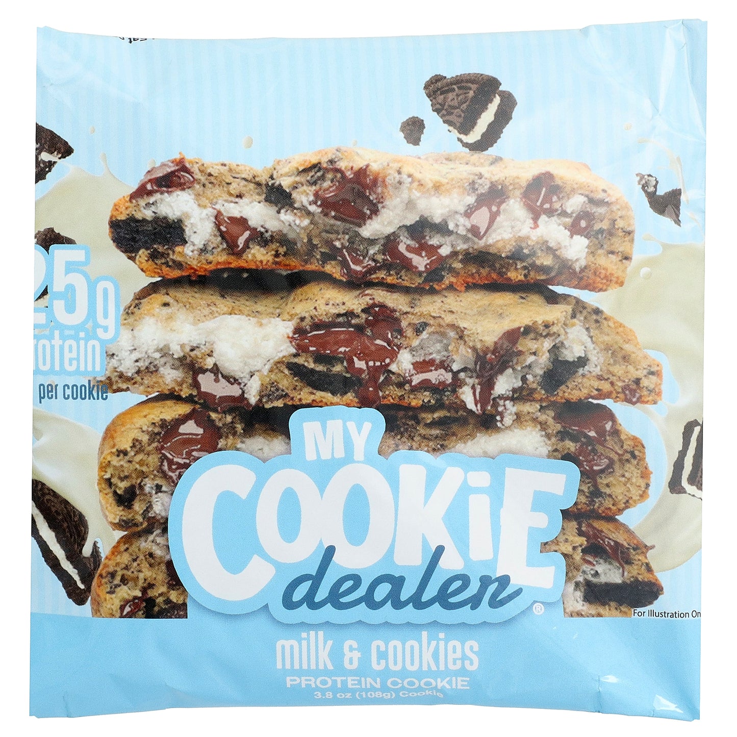 My Cookie Dealer Protein, Protein Cookie, Milk & Cookies, 12 Cookies, 3.8 oz (108 g) Each