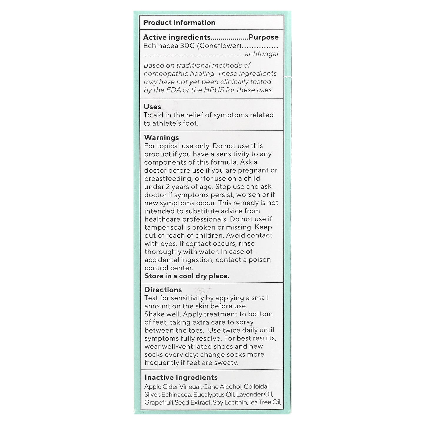 Marie Originals, The Bioactive Athletes Foot Spray, 1 fl oz (29 ml)