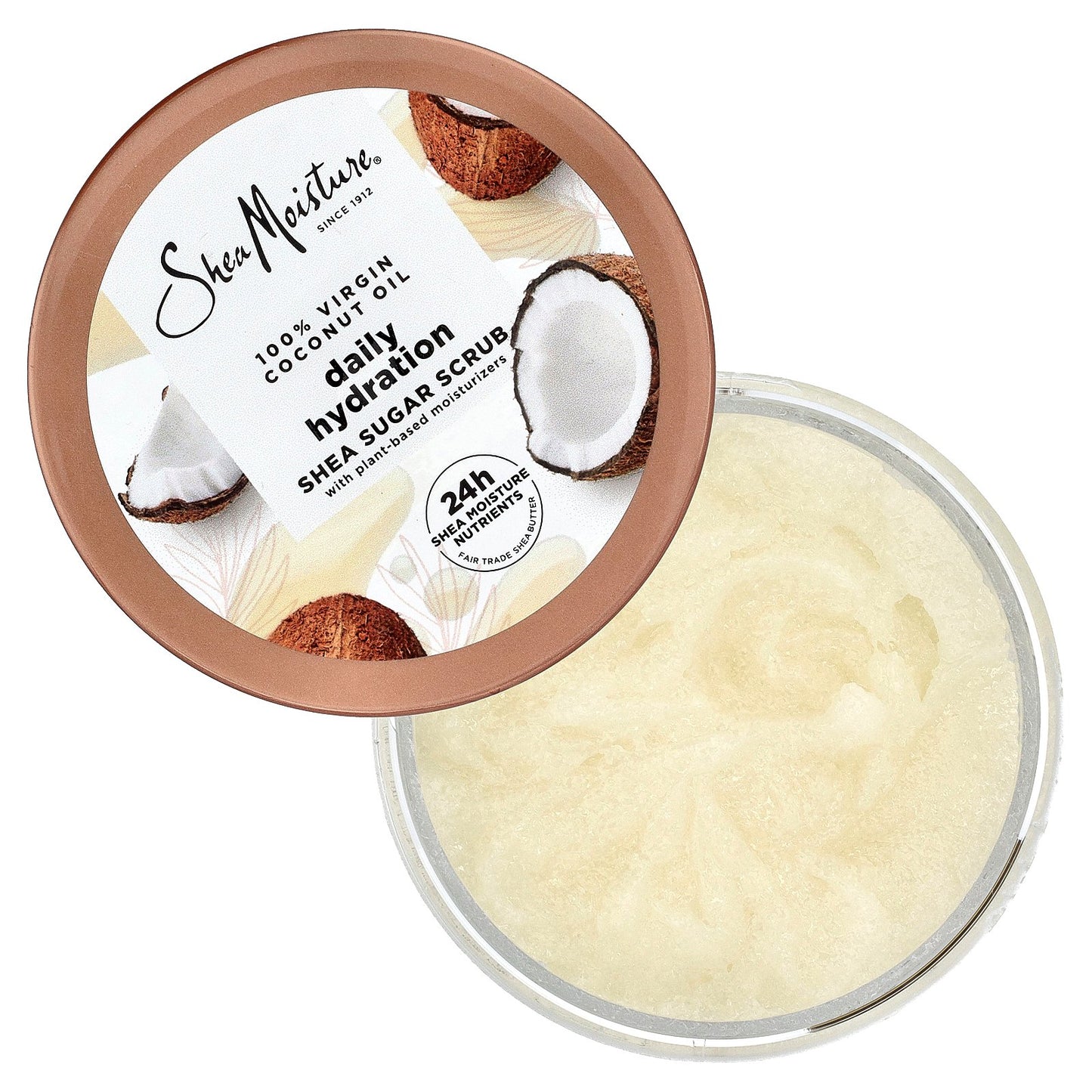 SheaMoisture, Daily Hydration Shea Sugar Scrub, 100% Virgin Coconut Oil, 12 oz (340 g)