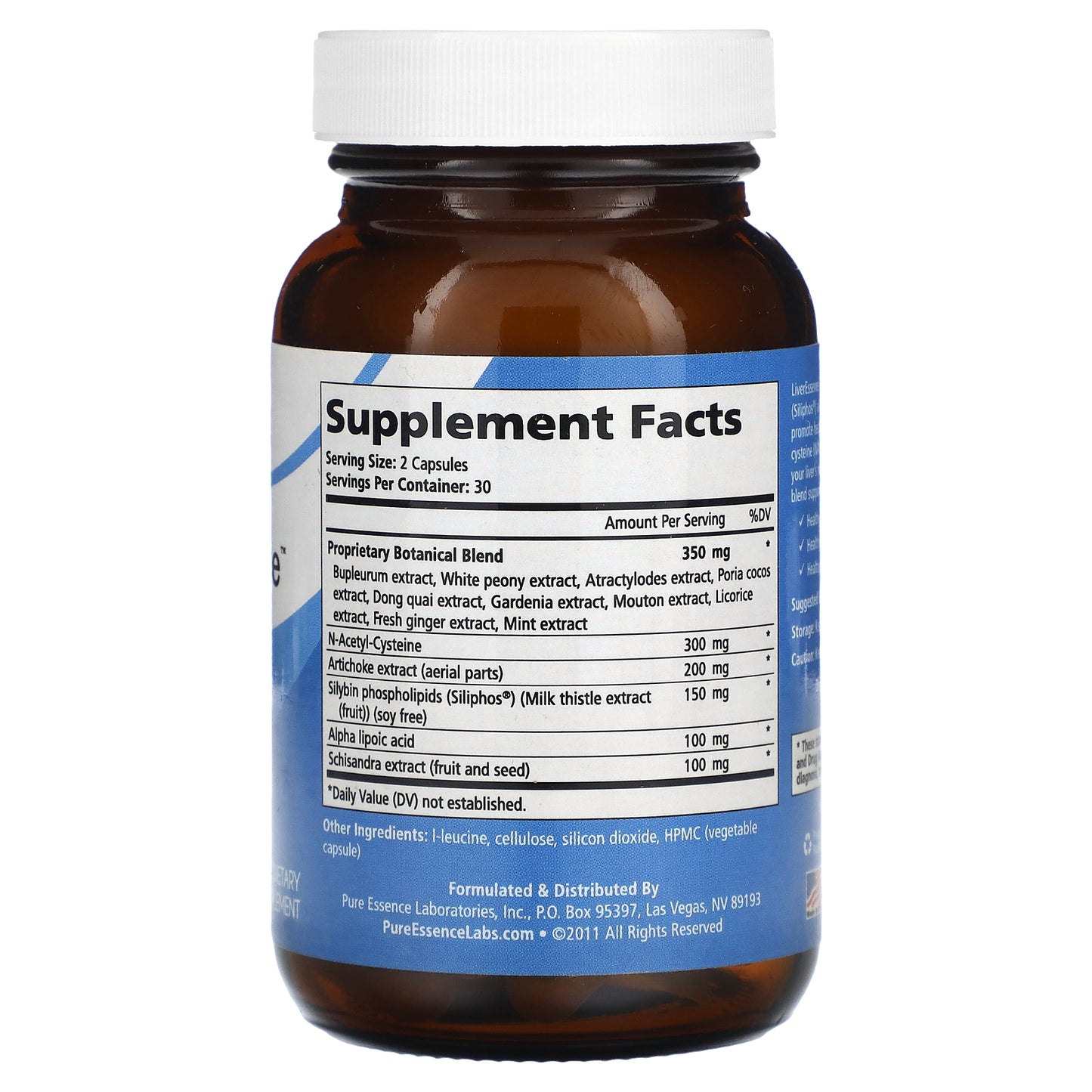 Pure Essence, LiverEssence, 60 Vegi-Caps