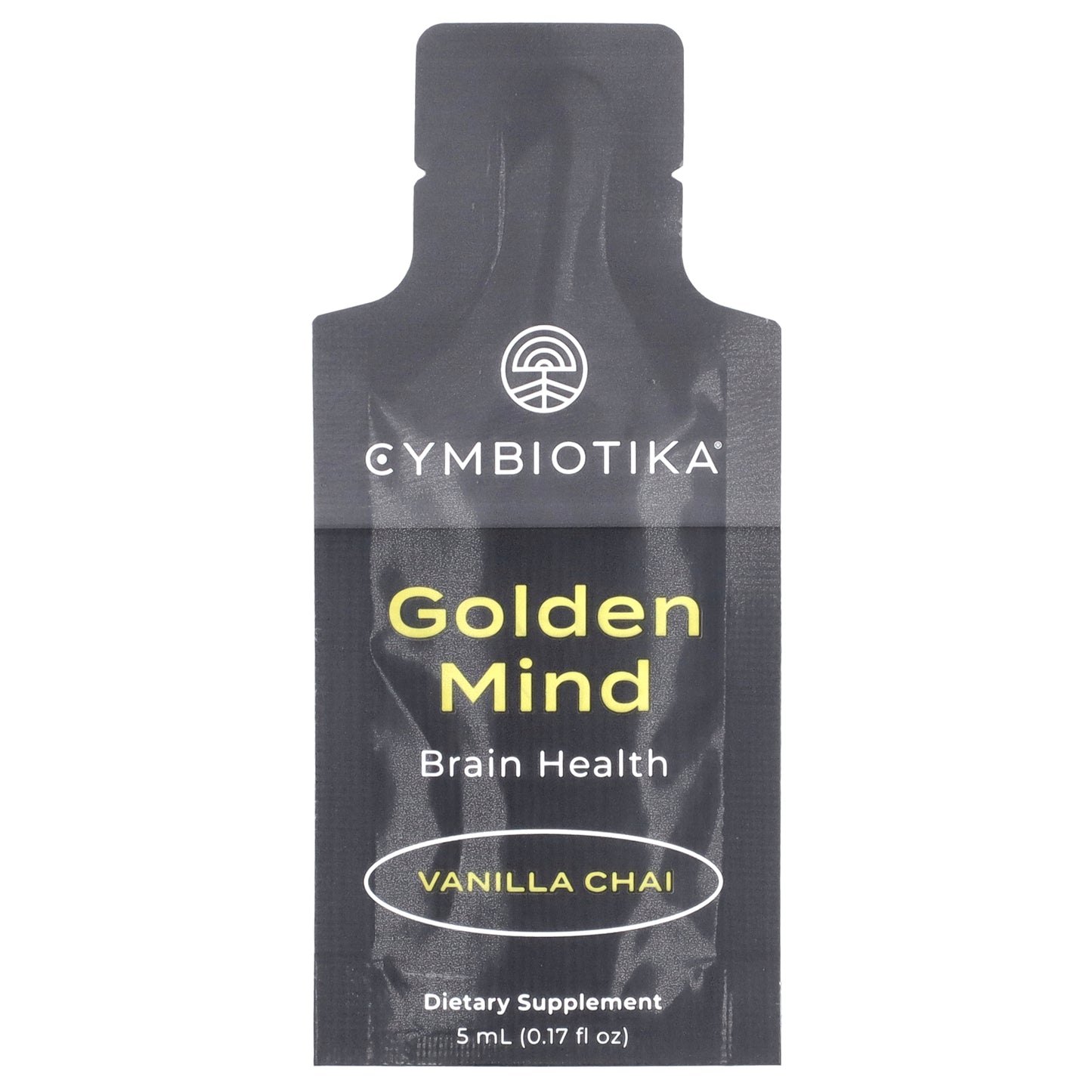 Cymbiotika, Golden Mind, Brain Health, Vanilla Chai, 30 Pouches, 5 ml Each