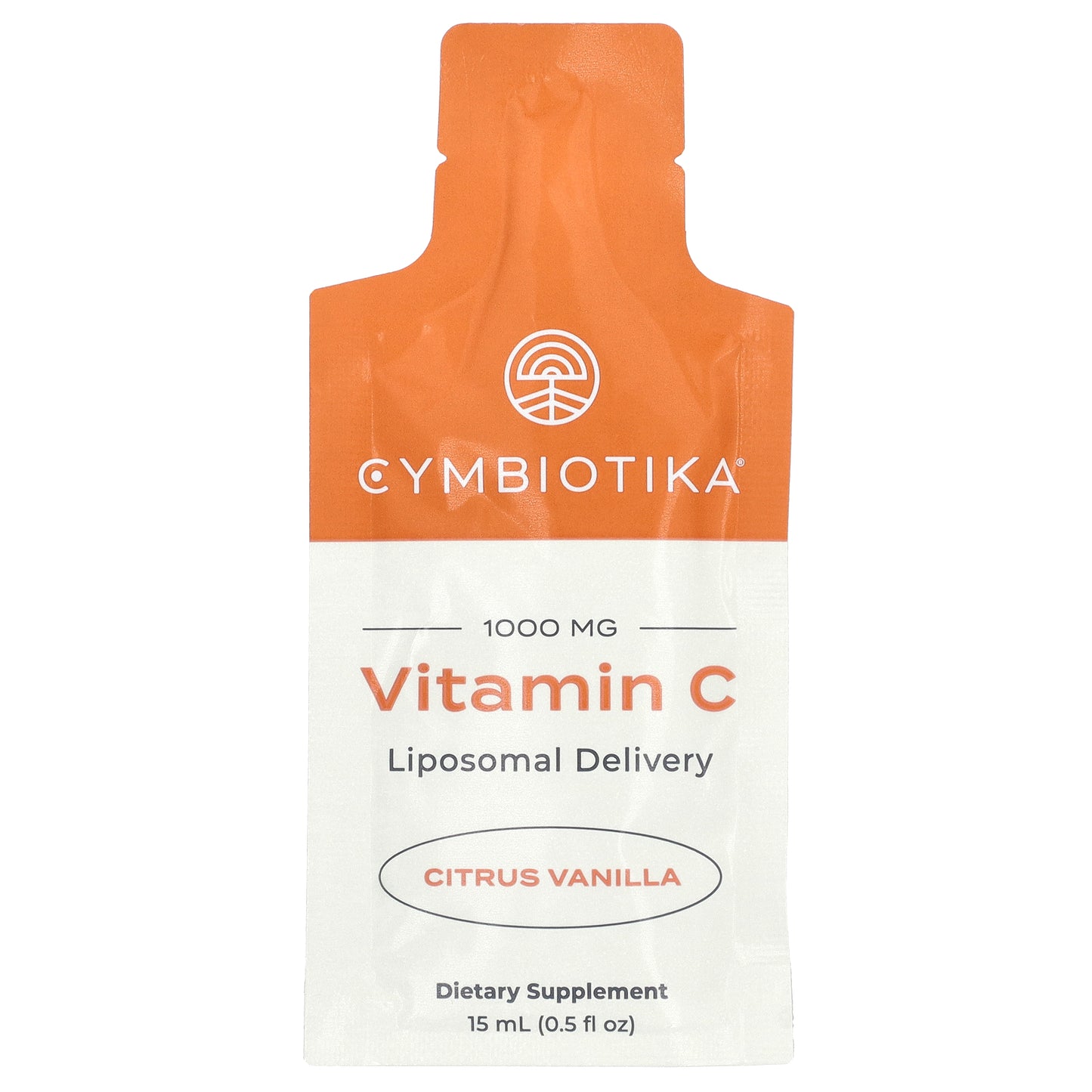 Cymbiotika, Vitamin C, Liposomal Delivery, Citrus Vanilla, 1,000 mg, 30 Pouches, 15 ml Each