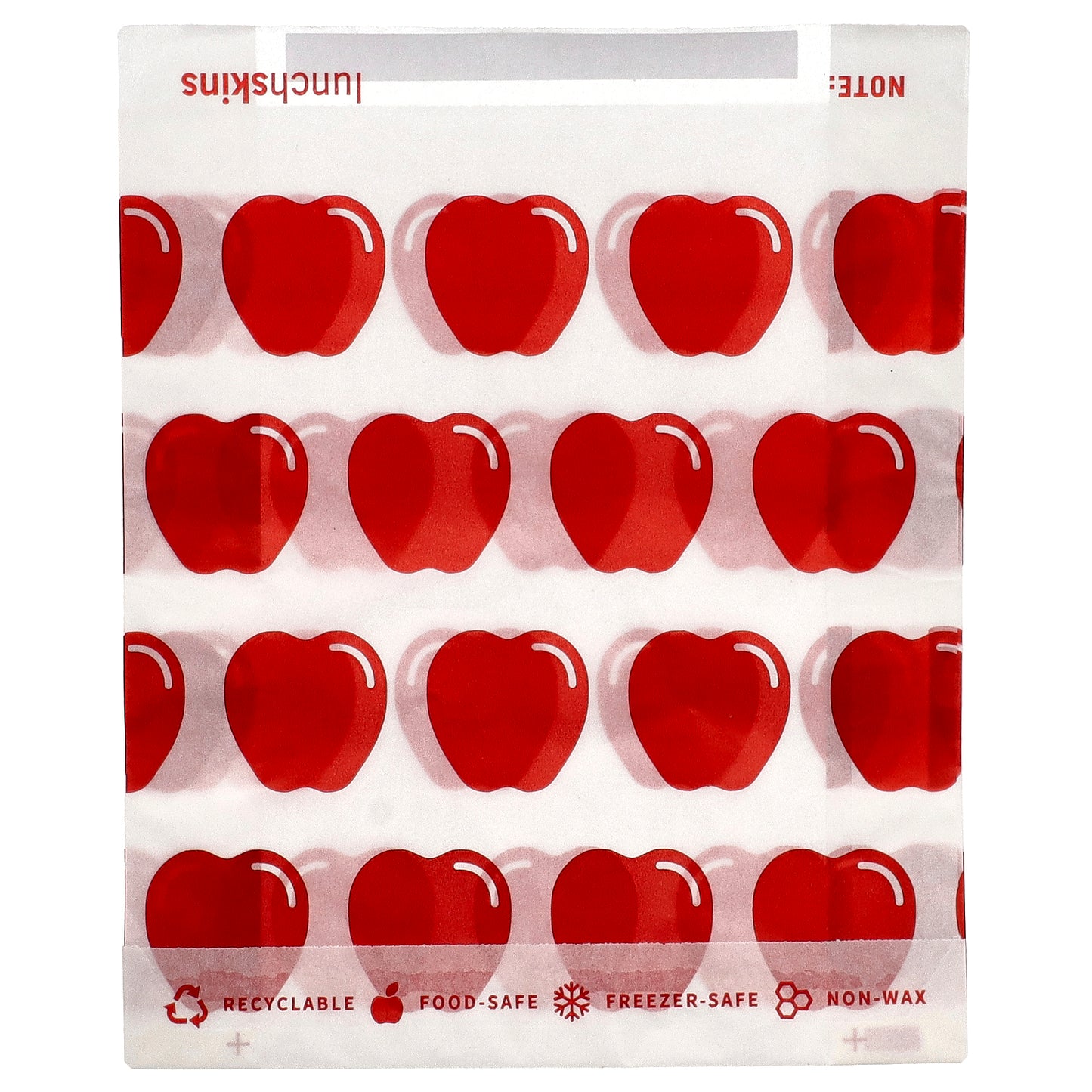 Lunchskins, Paper Sandwich Bags, Apple, 50 Bags