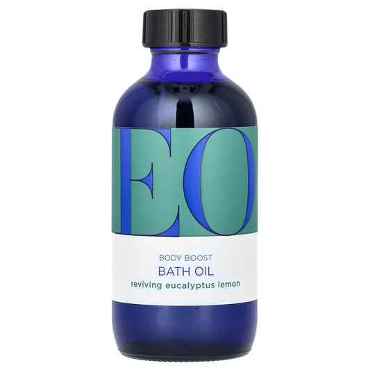 EO Products, Body Boost Bath Oil, Reviving Eucalyptus Lemon, 4 fl oz (118 ml)