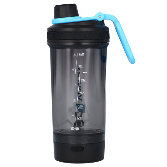 Voltrx, Gallium, Electric Shaker Bottle, Everest Blue, 24 oz (700 ml)