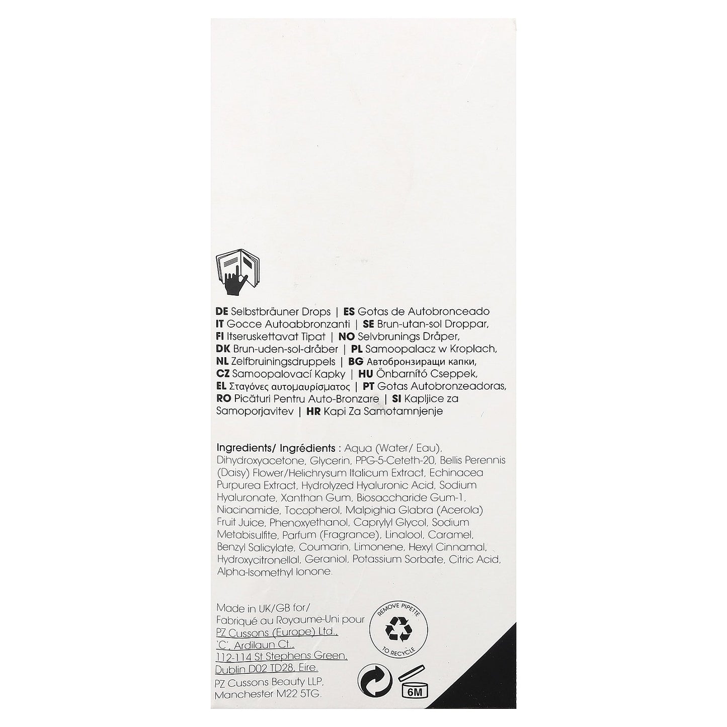 St. Tropez, Self Tan, Luxe Tan Tonic Drops, 1.01 fl oz (30 ml)