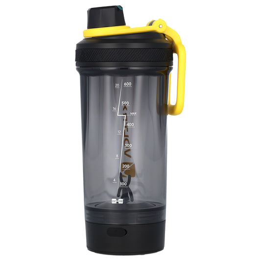 Voltrx, Gallium, Electric Shaker Bottle, Desert Yellow, 24 oz (700 ml)