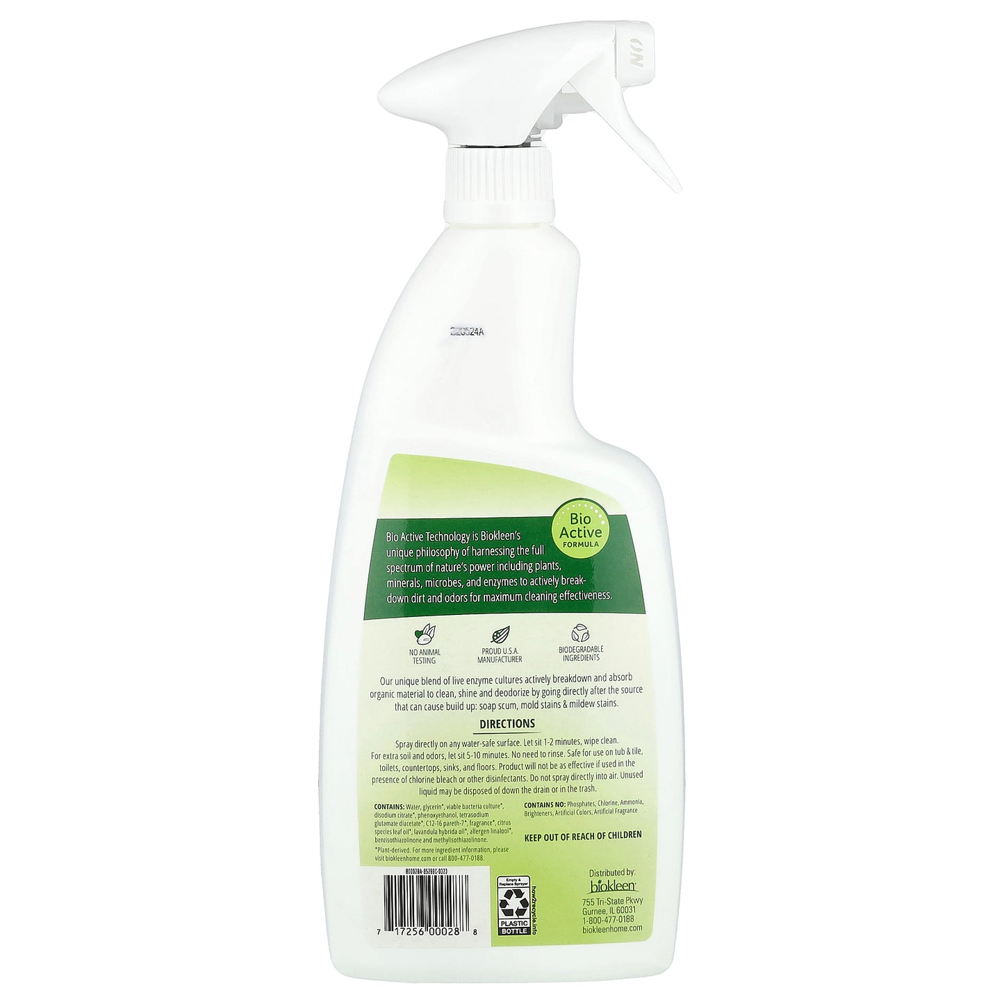Biokleen, Bac Out®, Bathroom Cleaner, Lavender Lime, 32 fl oz (946 ml)