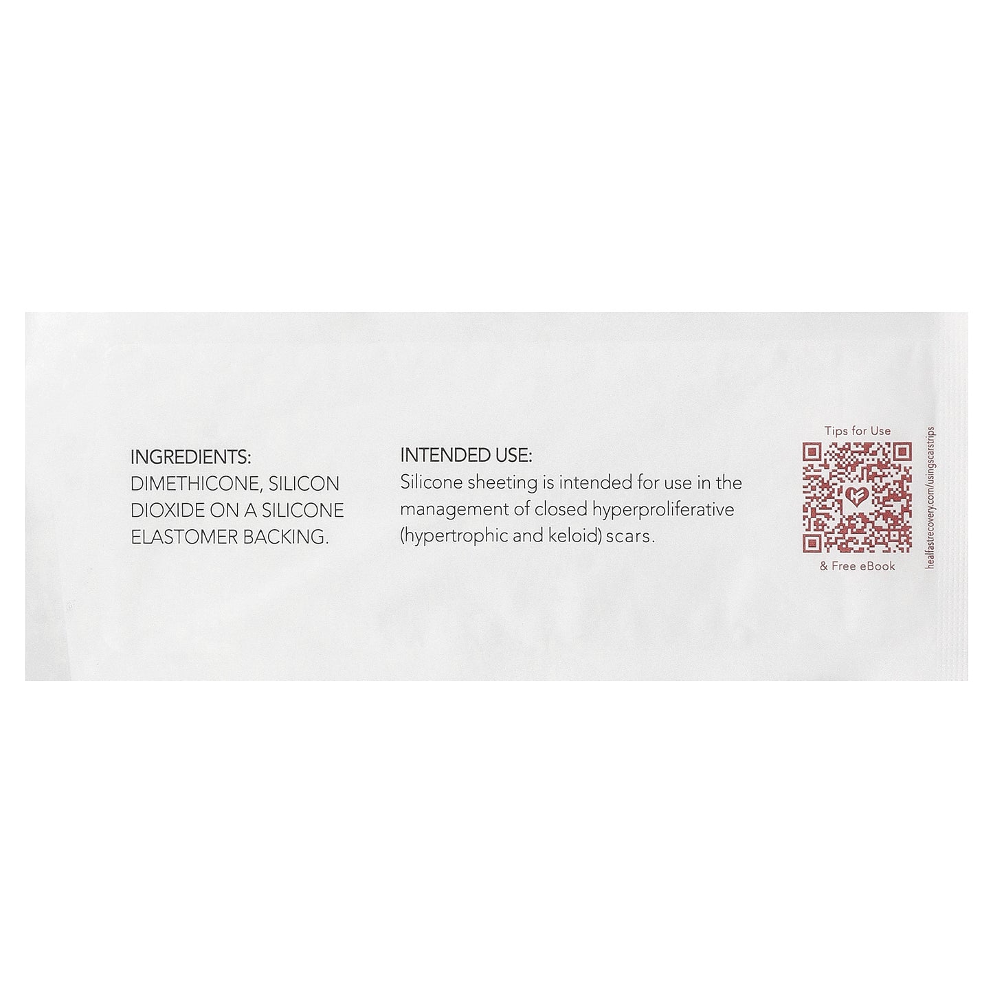 HealFast, 100% Silicone Scar Strips, 5 Reusable Sheets