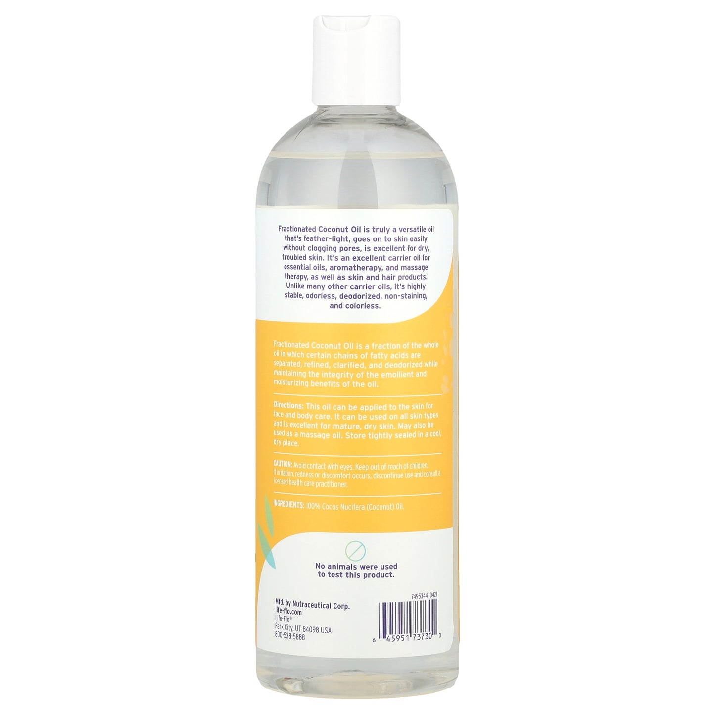 Life-flo, Pure Liquid Coconut Oil, 16 fl oz (473 ml)