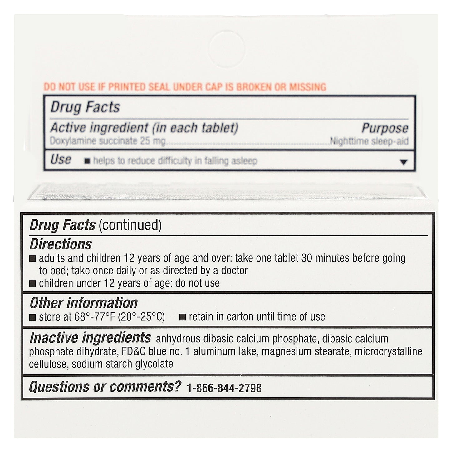 Unisom, SleepTabs, Nighttime Sleep-Aid, 32 Tablets