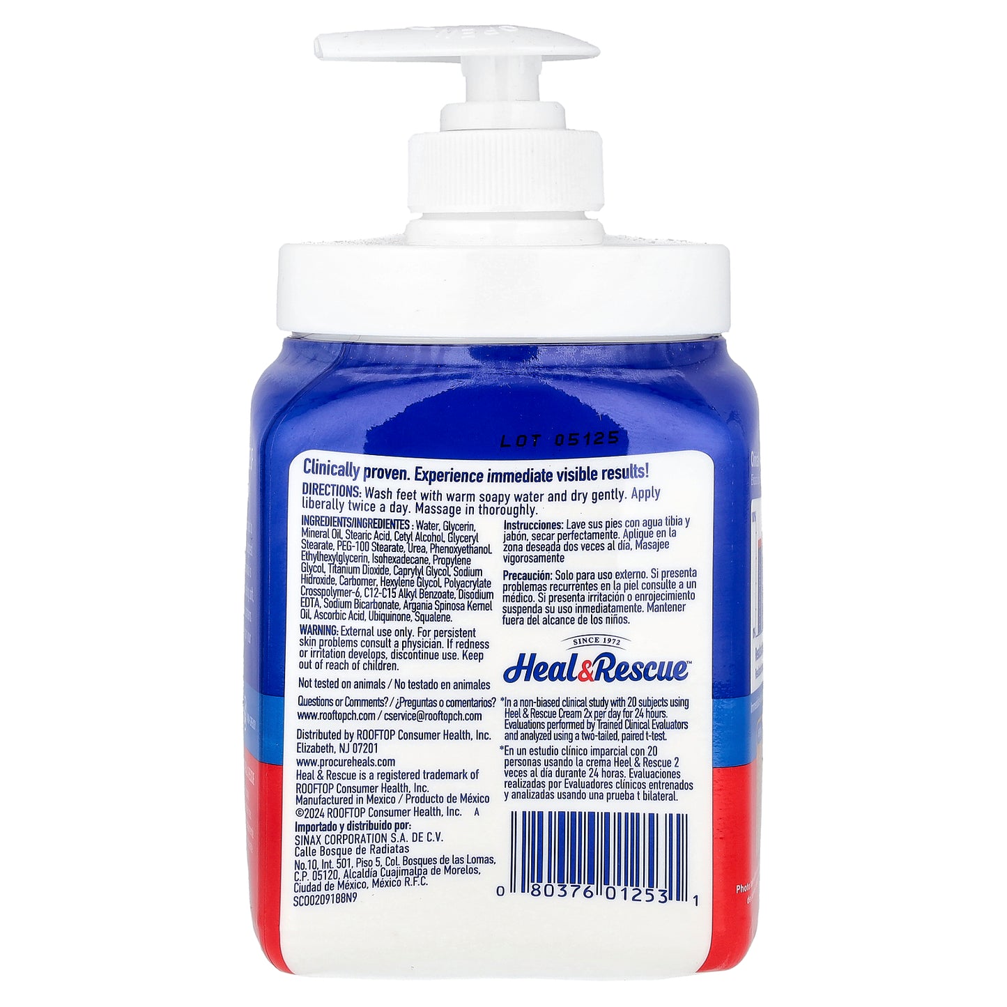 Profoot, Heal & Rescue™, Superior Moisturizing Foot Cream, Fragrance Free, 16 oz (454 g)