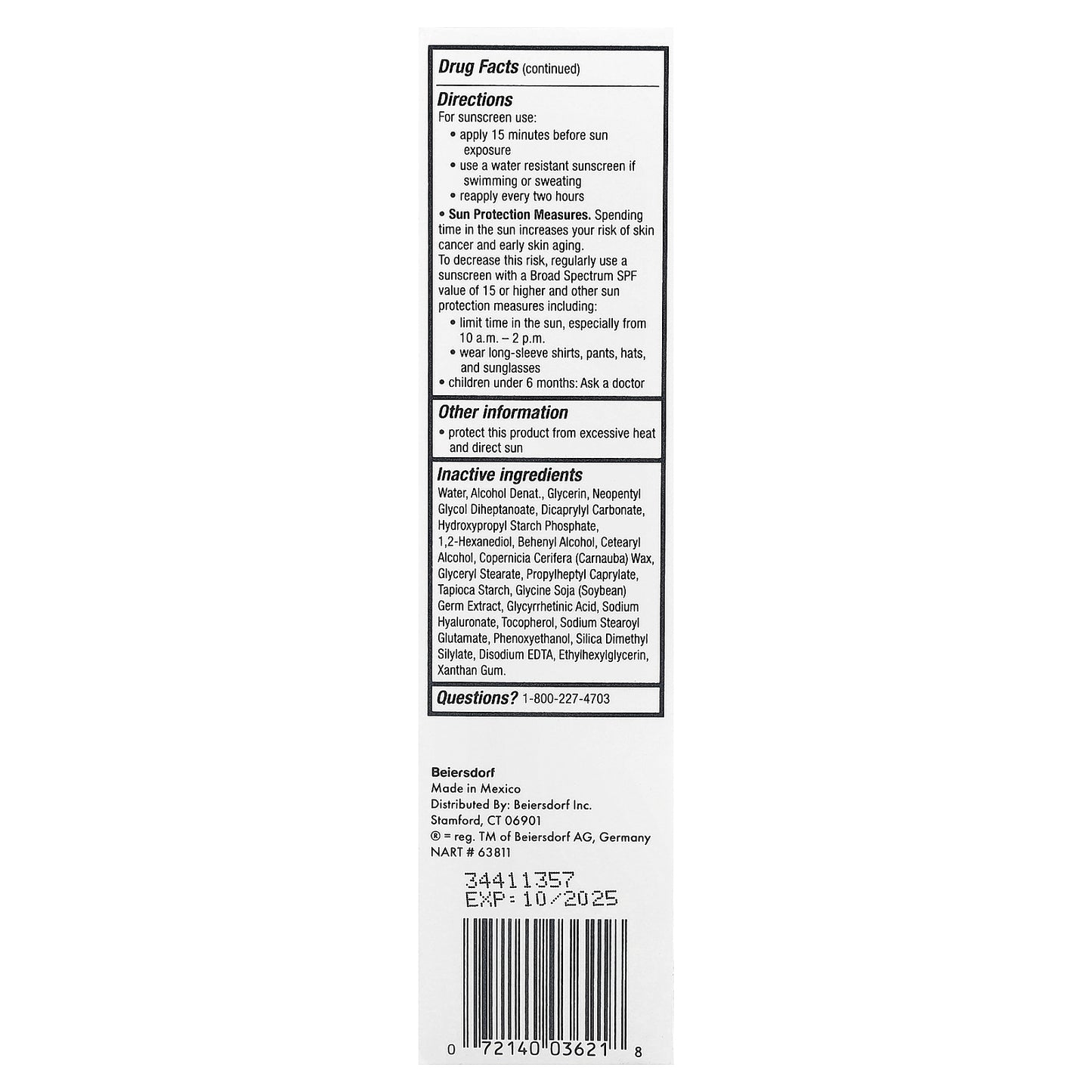 Eucerin, Face, Immersive Hydration Daily Lotion, SPF 30, 2.5 fl oz (75 ml)