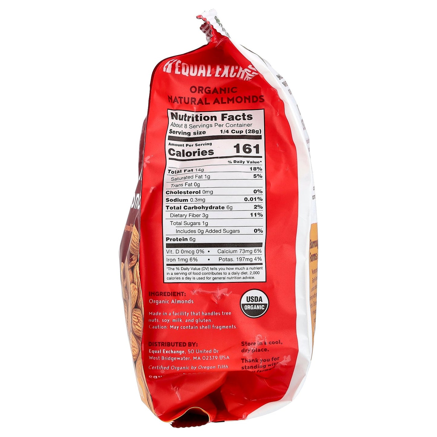 Equal Exchange, Organic Natural Almonds, 8 oz (227 g)
