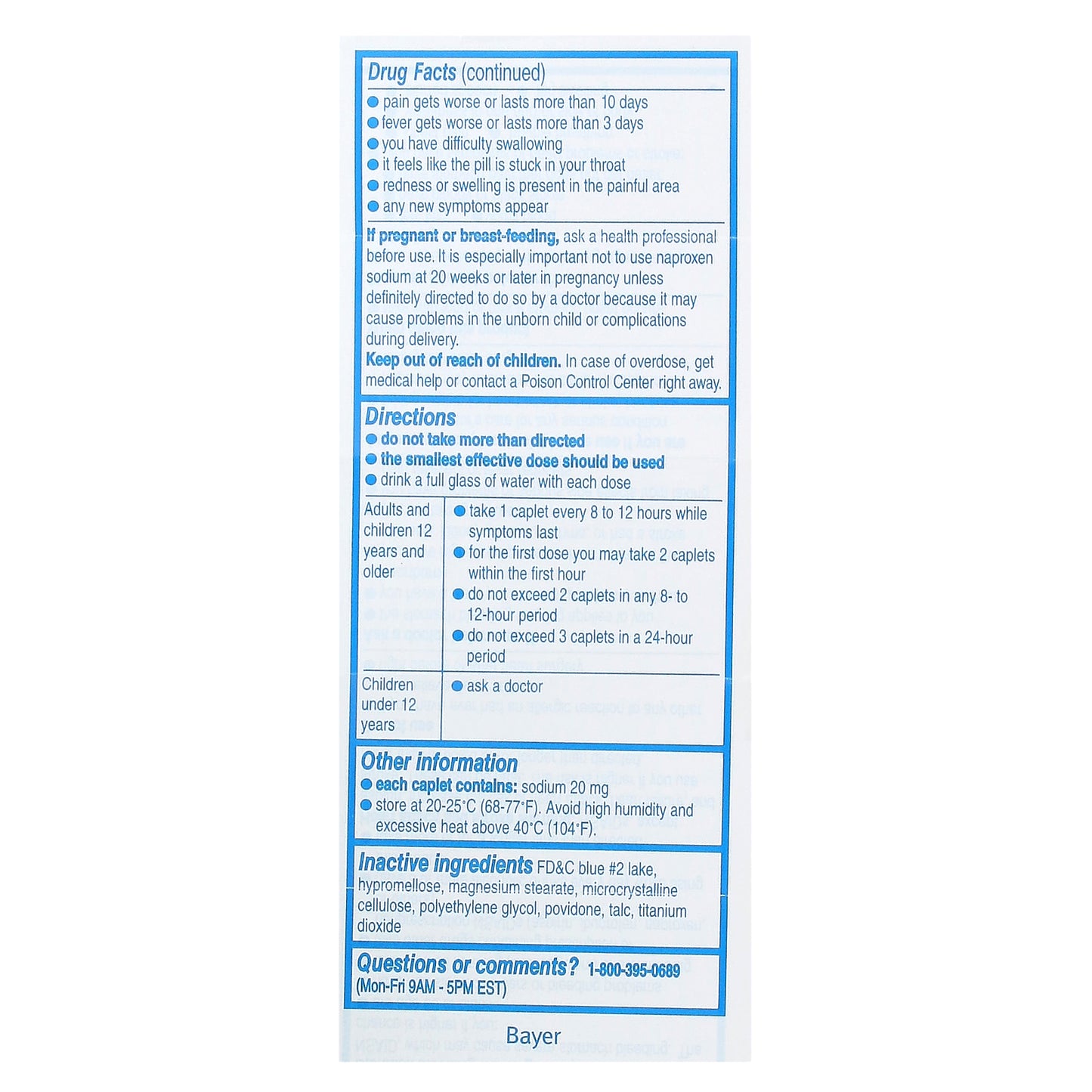 Aleve, Naproxen Sodium Tablets, Easy Open Arthritis Cap, 220 mg, 90 Caplets