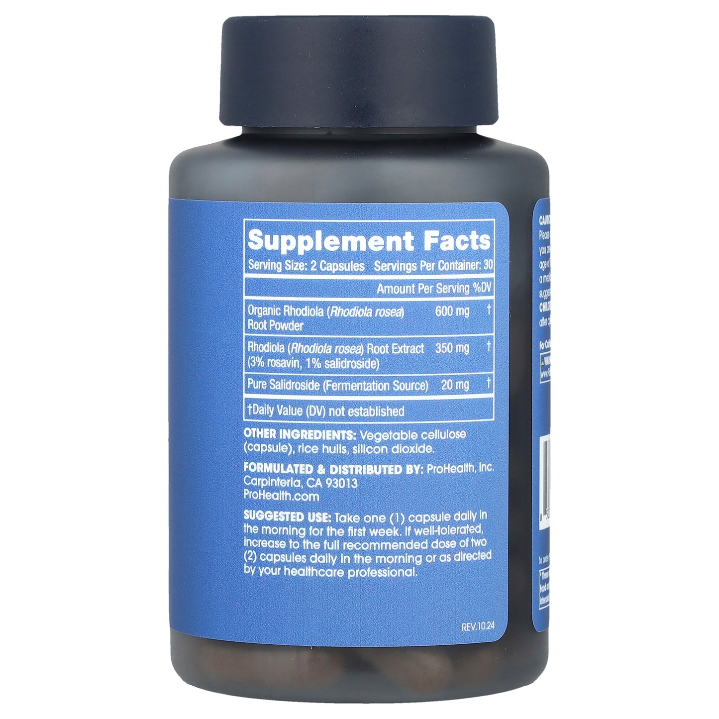 ProHealth Longevity, Full Spectrum Rhodiola, 60 Capsules